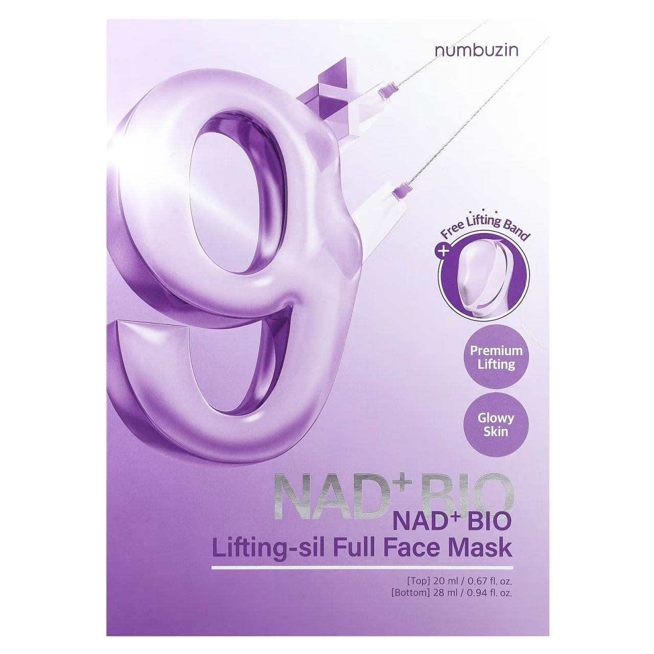 Numbuzin No.9 Bio Full Lifting Mask (+GWP) (4 sheets/box) 736667