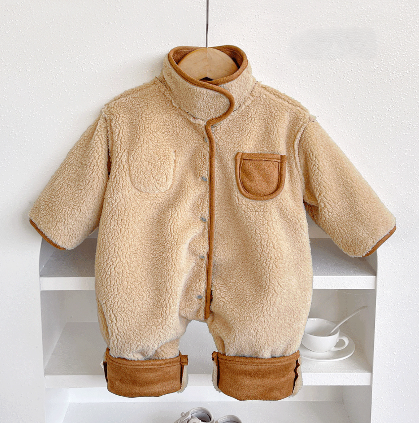 【H0272】雙面可穿!秋冬連體爬服(66-80)