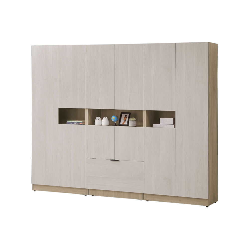 艾東7.5尺中開放高鞋櫃組合/玄關收納置物櫃/隔間櫃