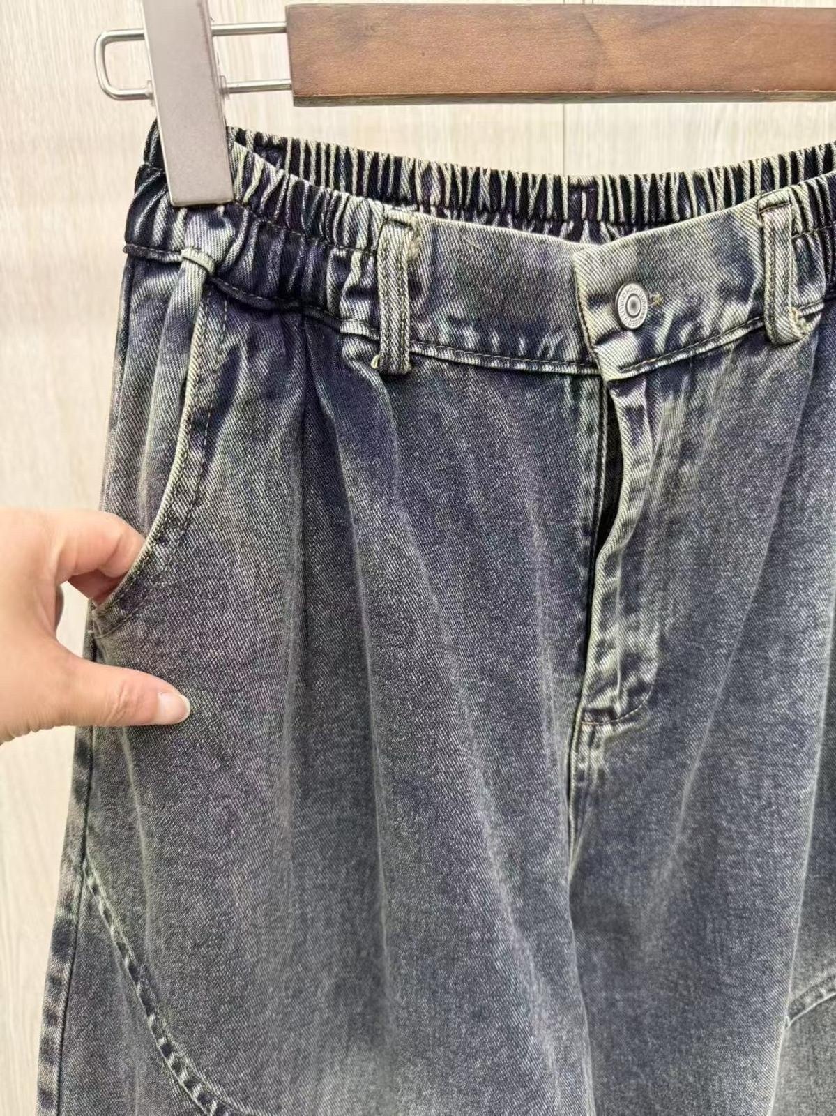 Mar 闊腳洗水牛仔褲～140BN