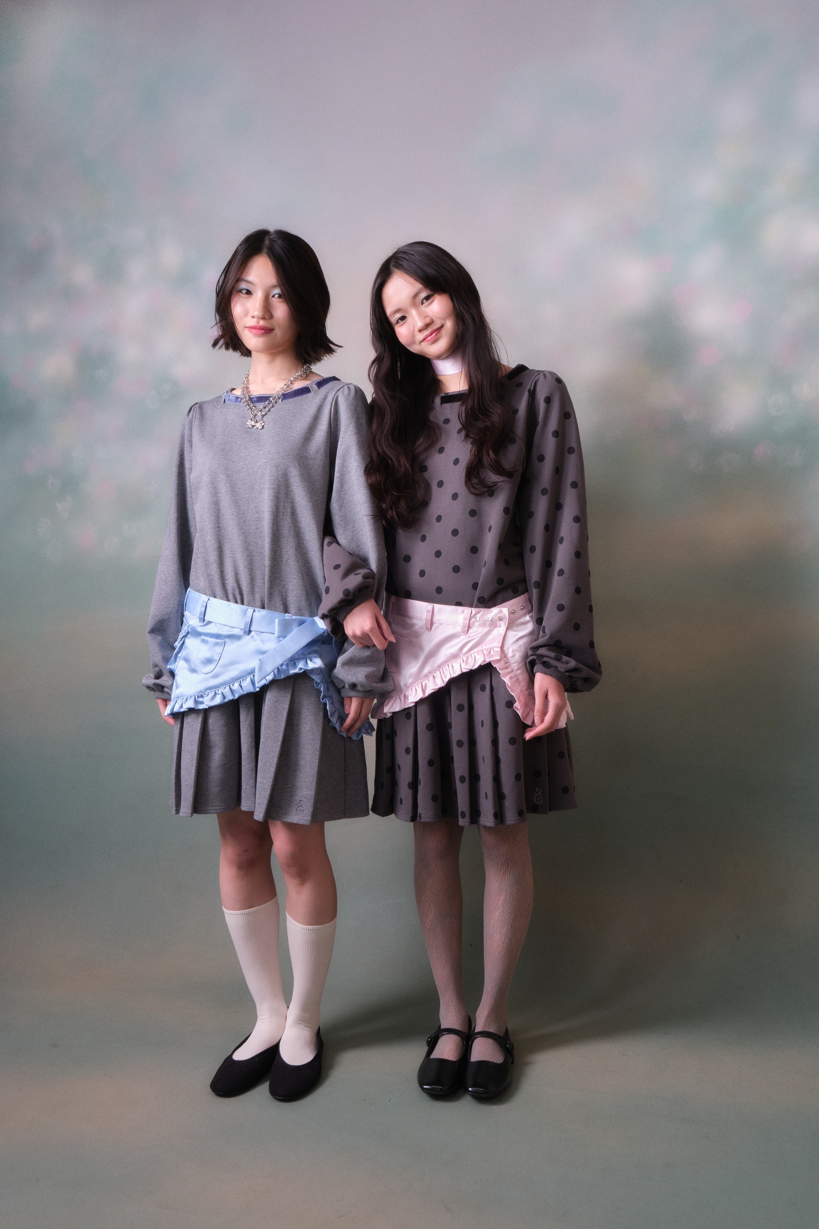 Ribbon Pleated One-Piece