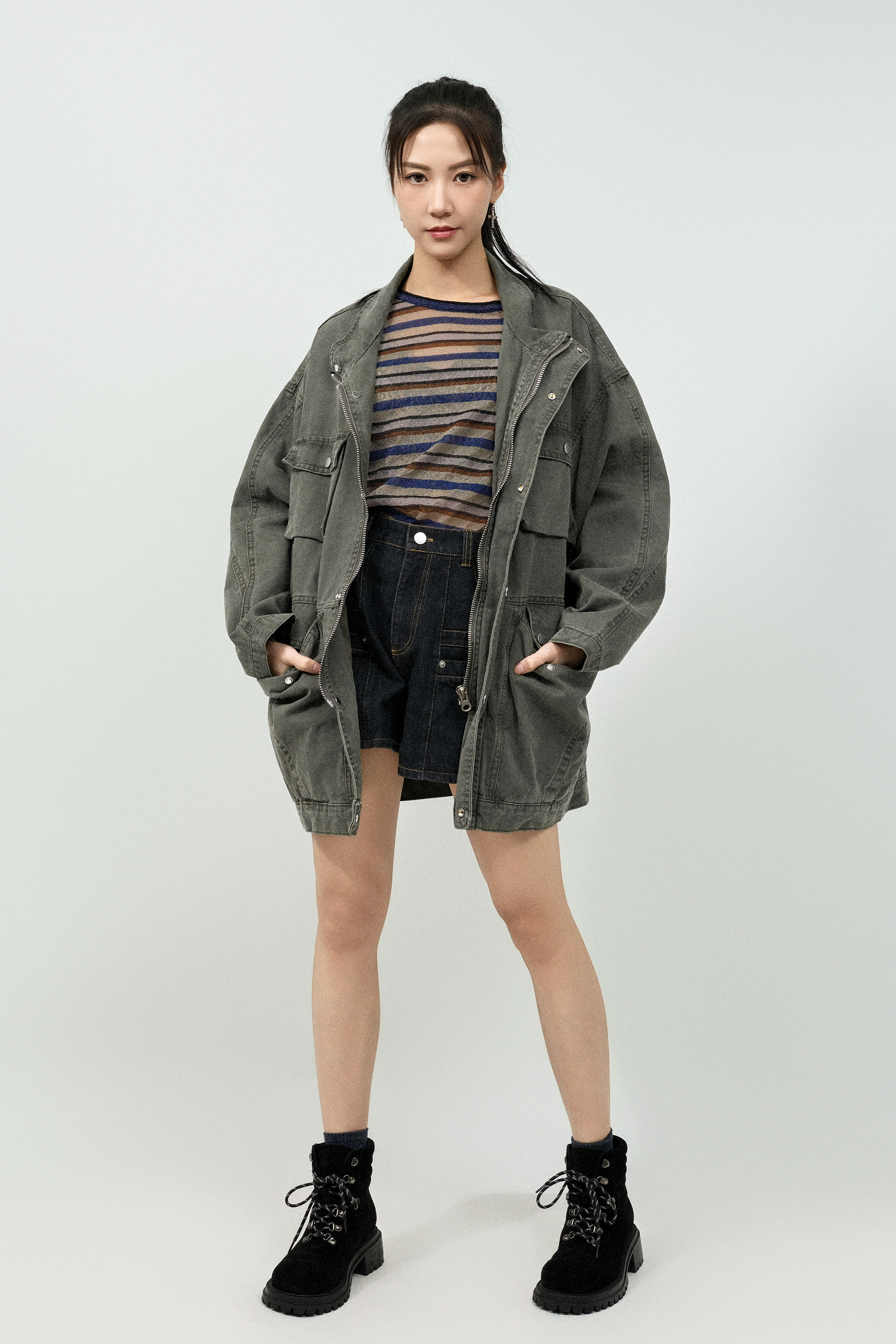 四袋企領洗水軍褸（現貨款式）