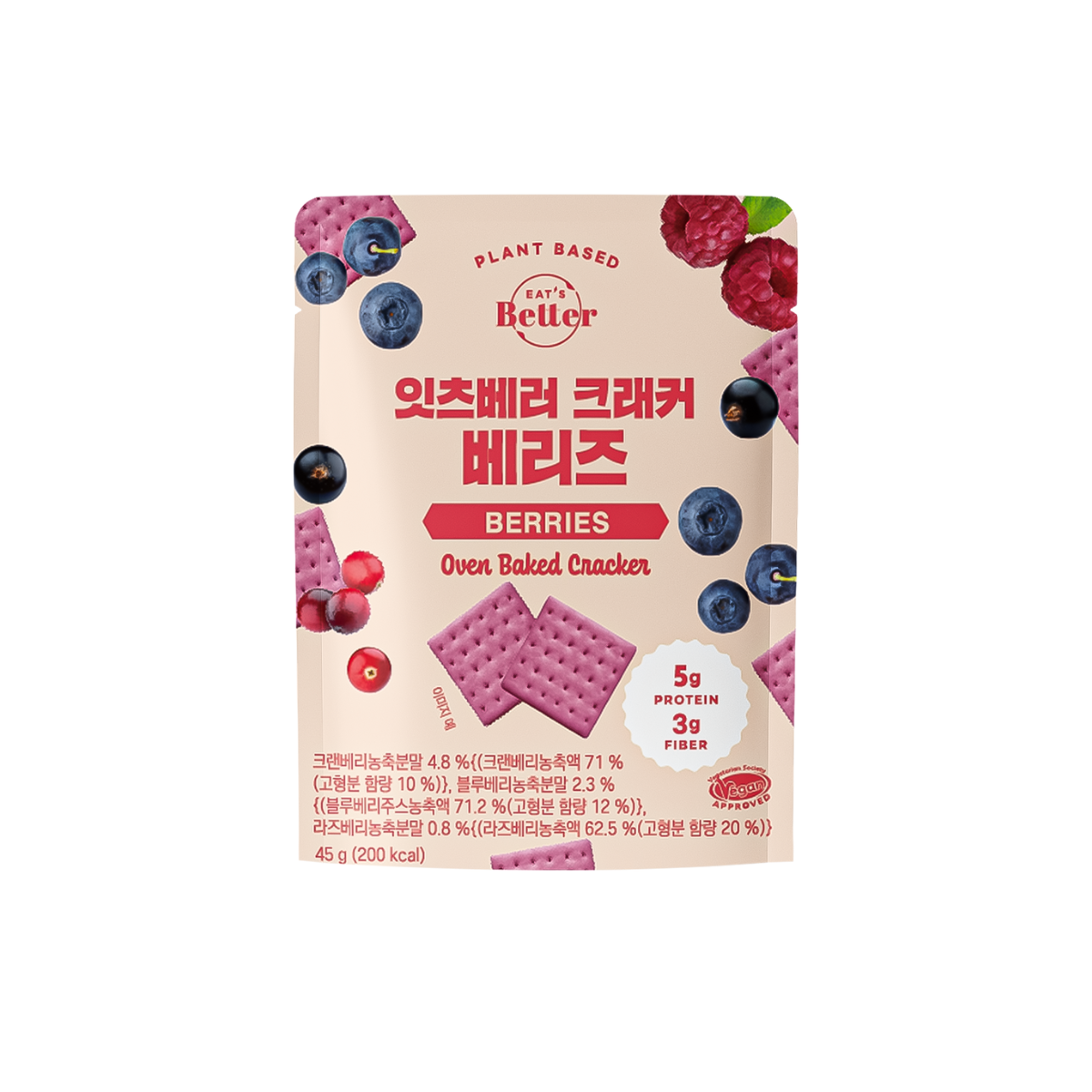 EAT'S Better 全素高蛋白質脆餅 - 雜莓（45G）（59821）