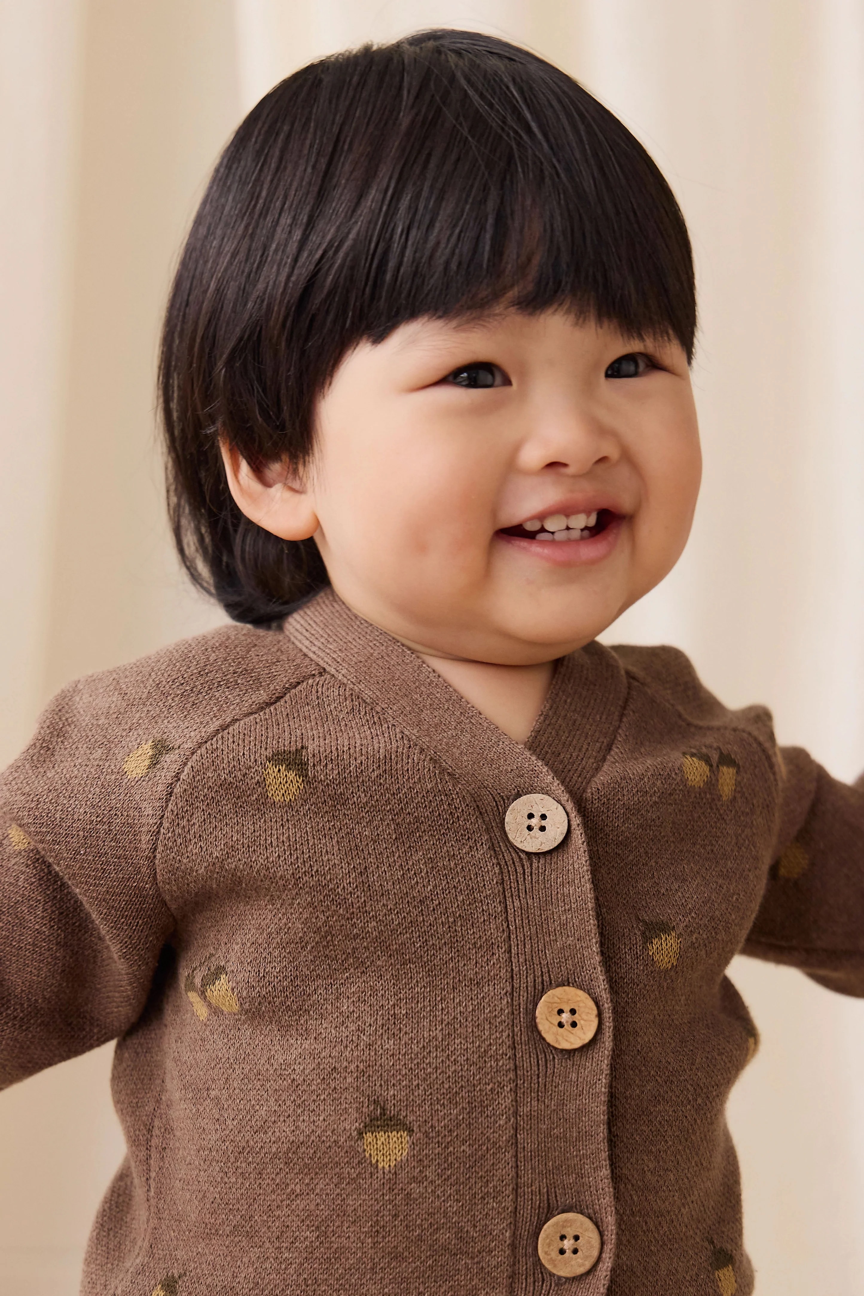 【預購】JAMIE KAY - Easton Cardigan（Forest Acorns Toasted Marle）