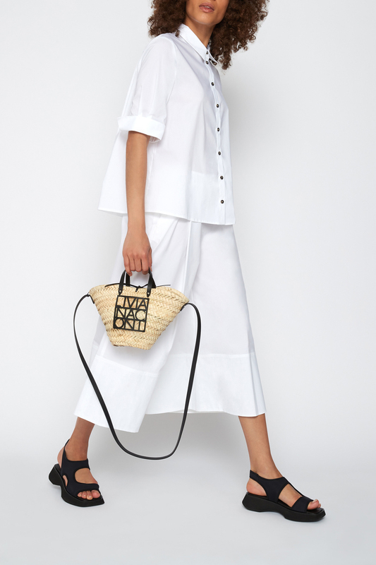 LIVIANA CONTI  手工編織皮革手提包(BABY)