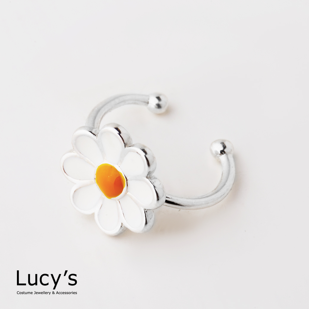 925純銀 小雛菊 耳骨夾 (127271)