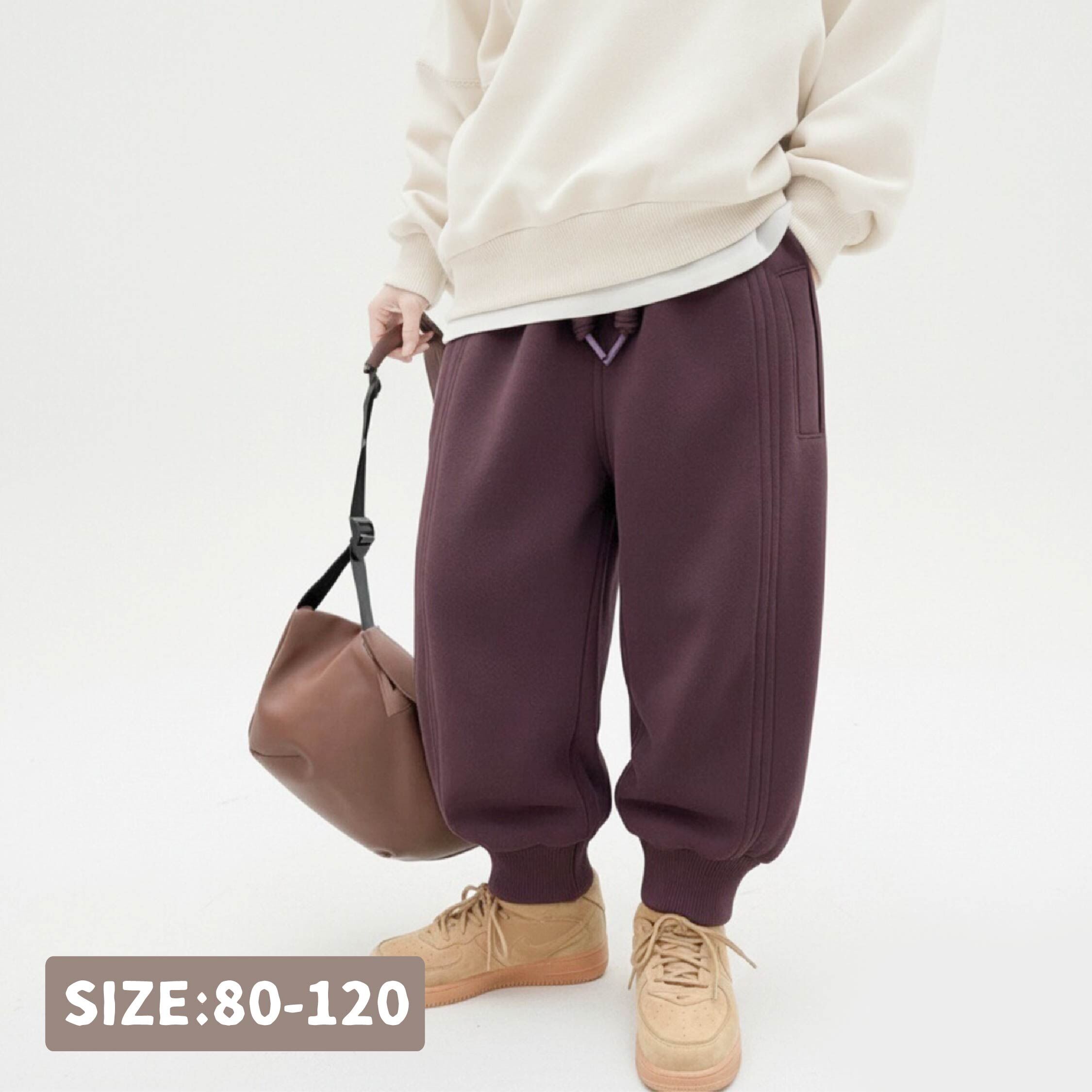 【H55774】日系極簡舒適縮口褲