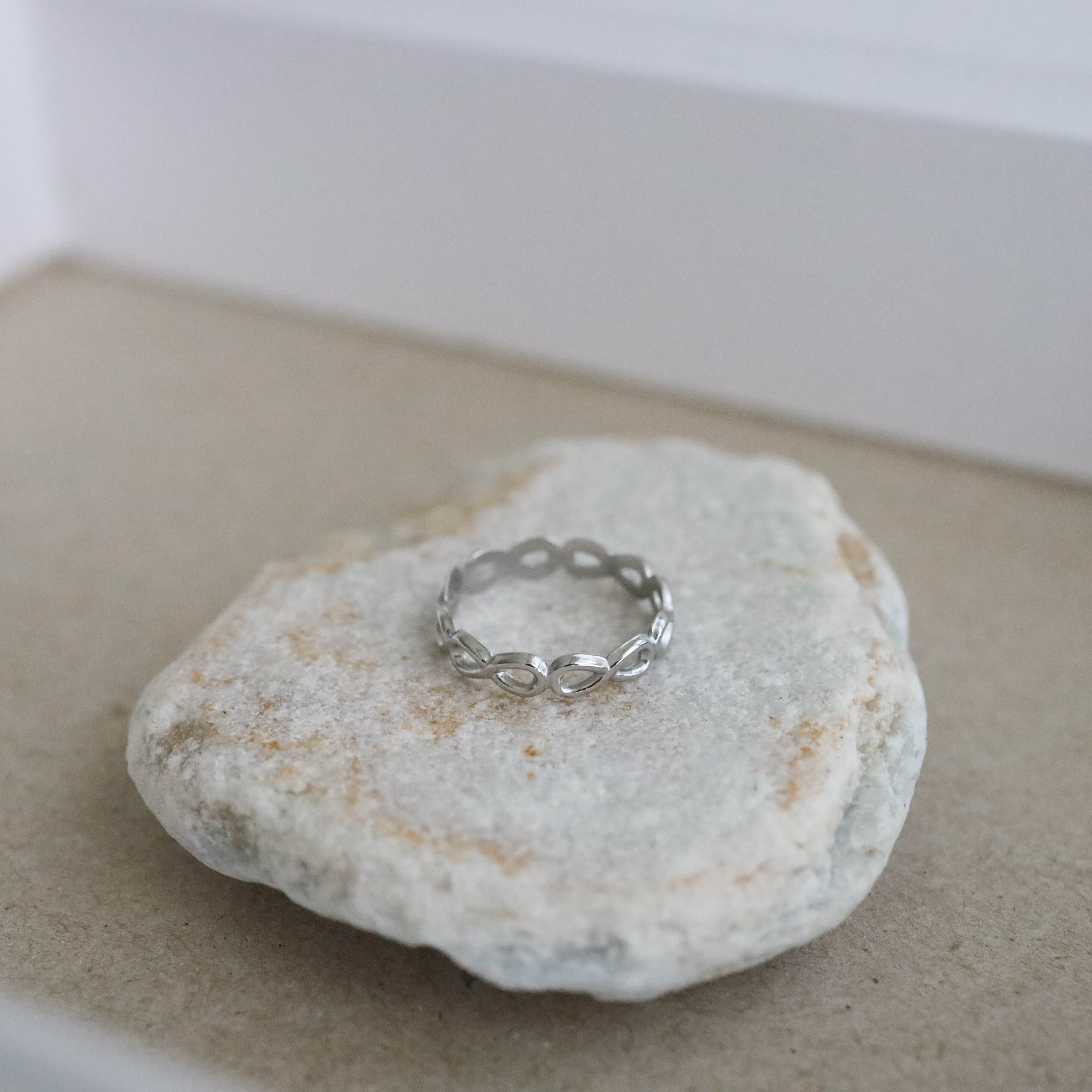 不怕水無限造型鋼戒