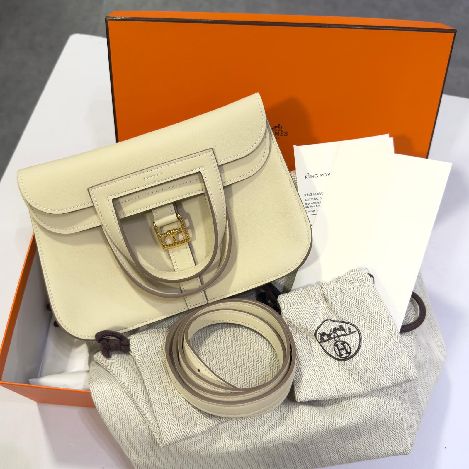 全新MINI HANLZAN K刻 8L/BETON SWIFT GHW 冰川白金扣 #愛馬仕 #BRAND NEW #香榭站正品