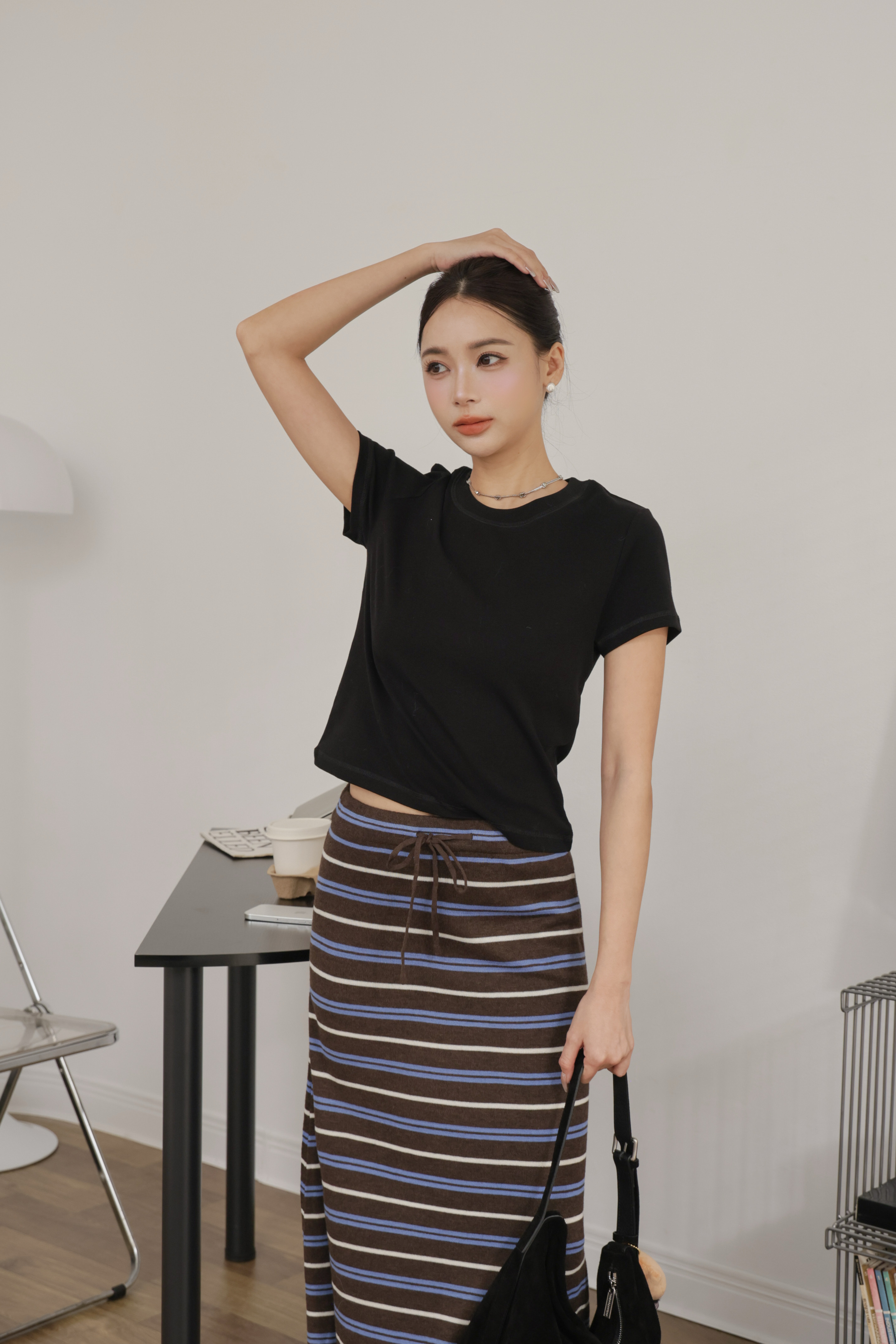 （現貨）厚磅素面短T N26