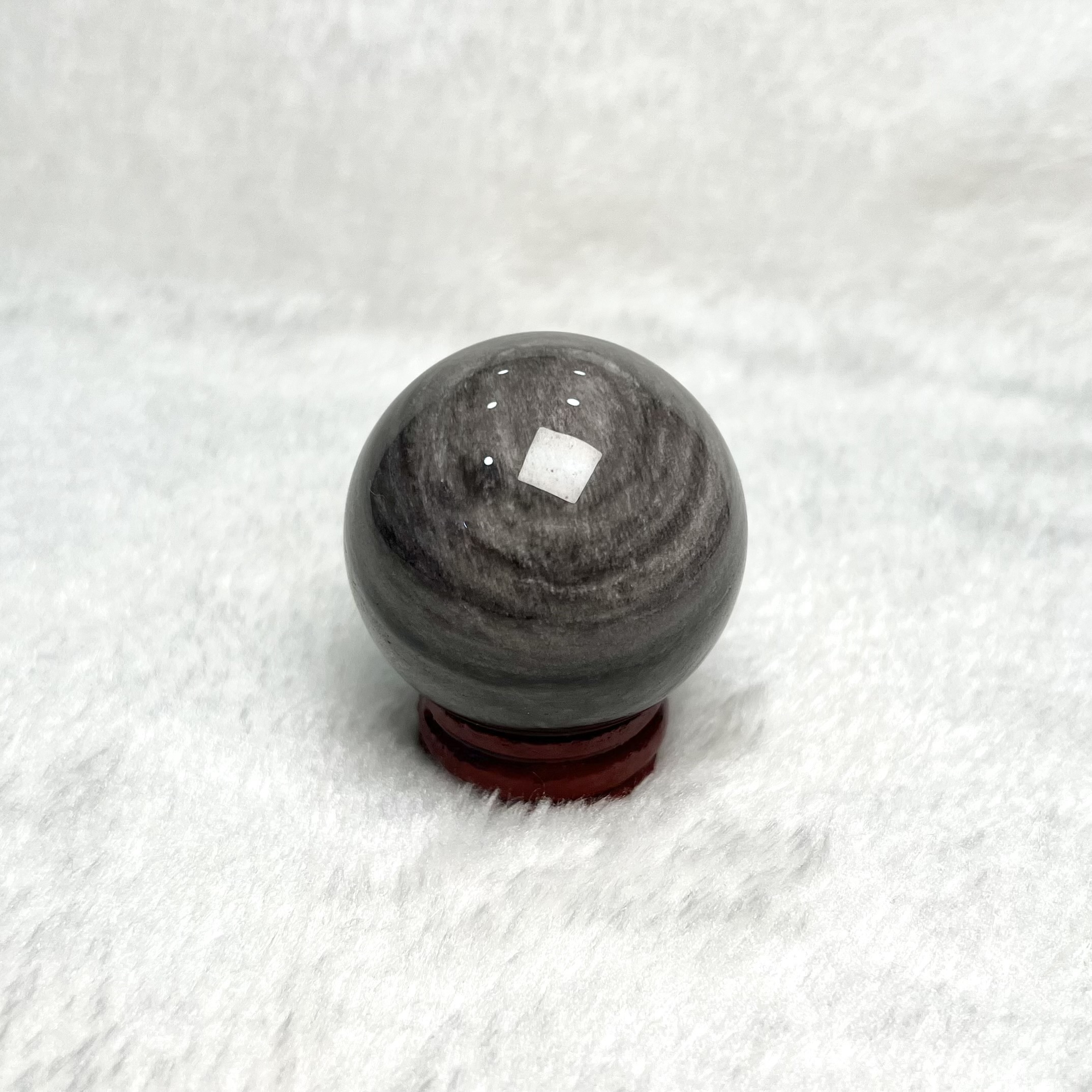 銀曜石球 4.4cm #A708