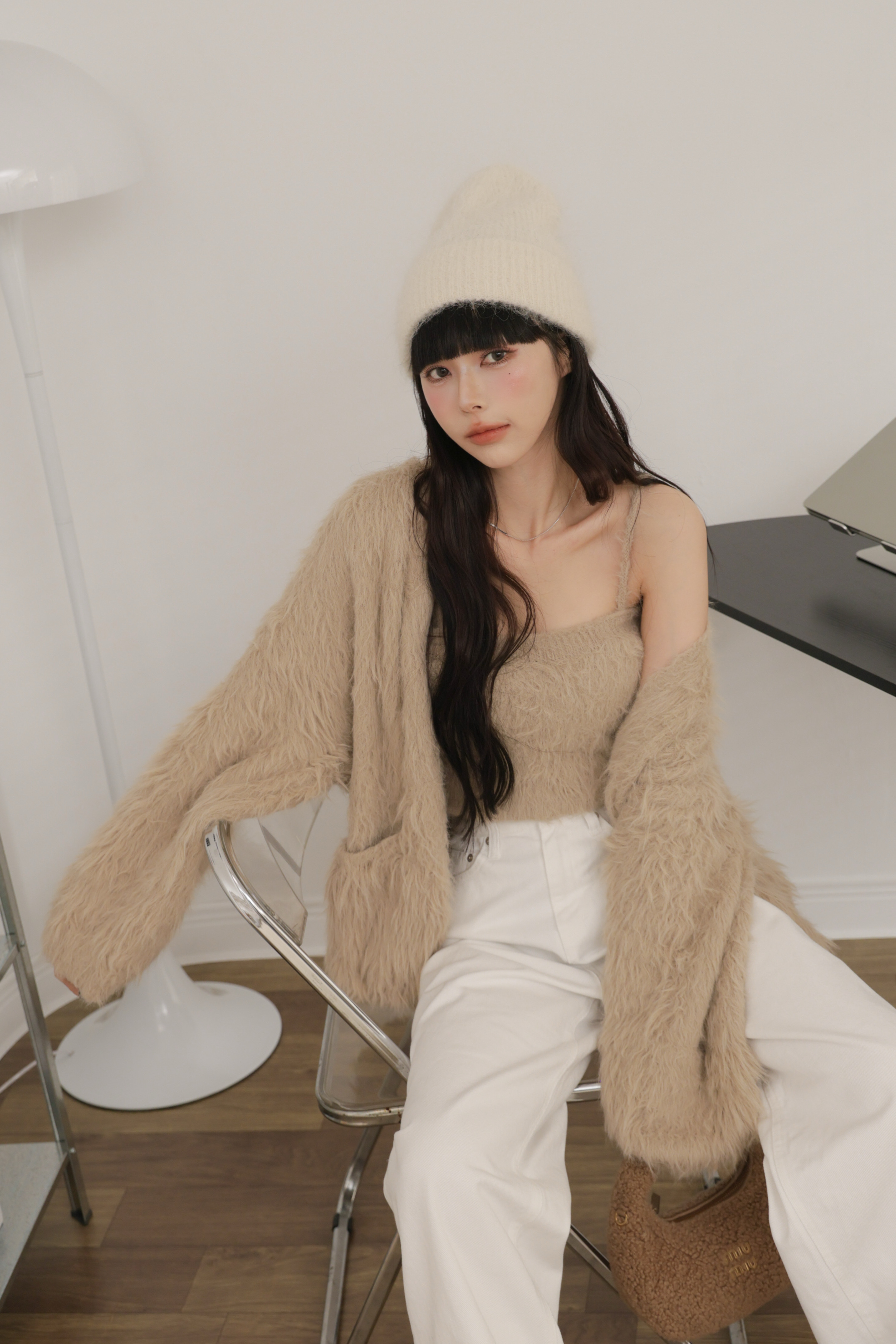 （現貨）毛毛海1+1背心外罩組 N09