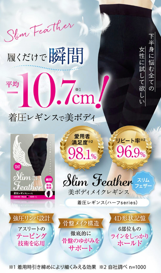 【直播】LX012712 VIRNAS Slim Feather 七分壓力褲