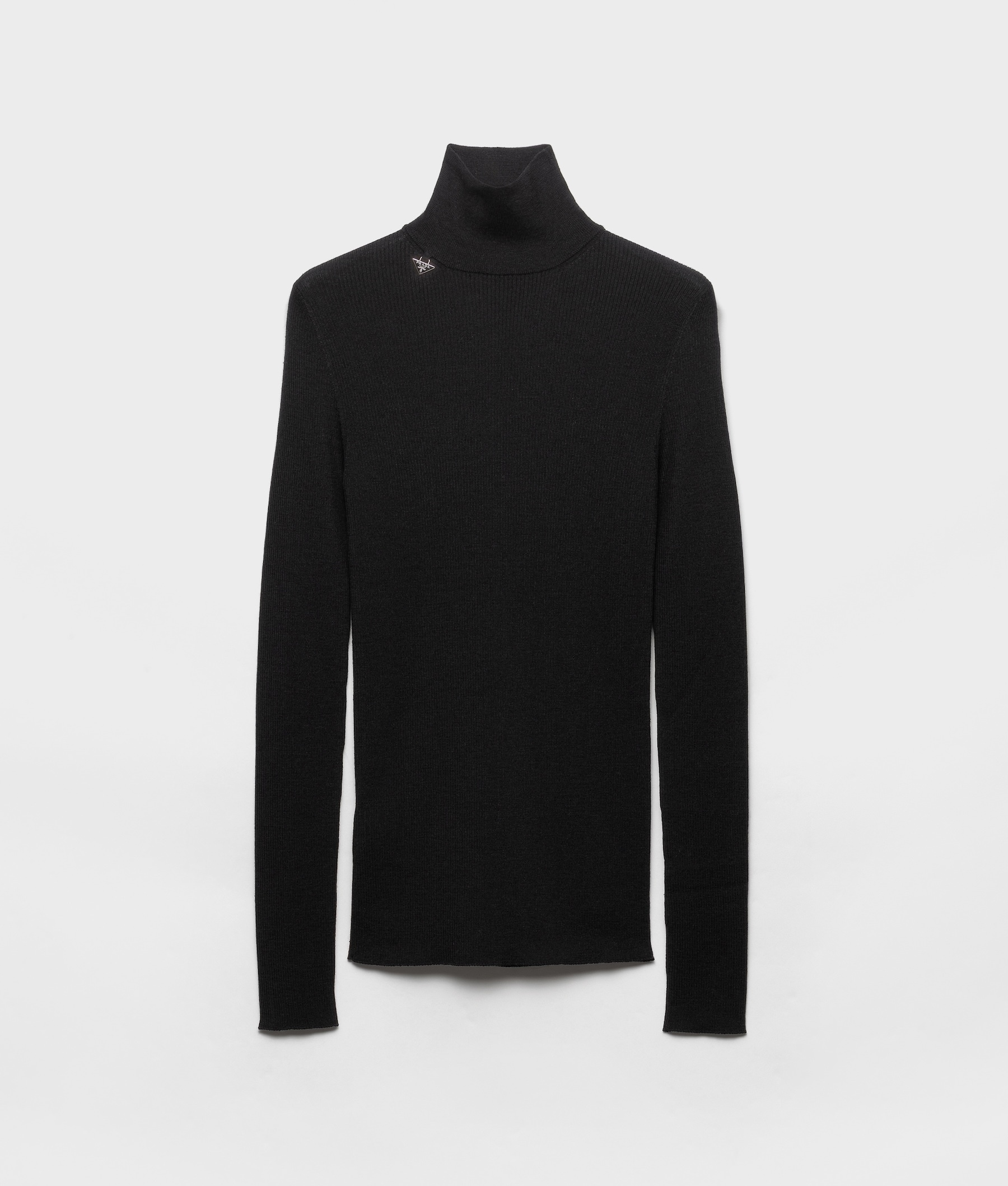 PRADA archive 2011aw レイヤードニット モックネックニット Prada wool turtleneck