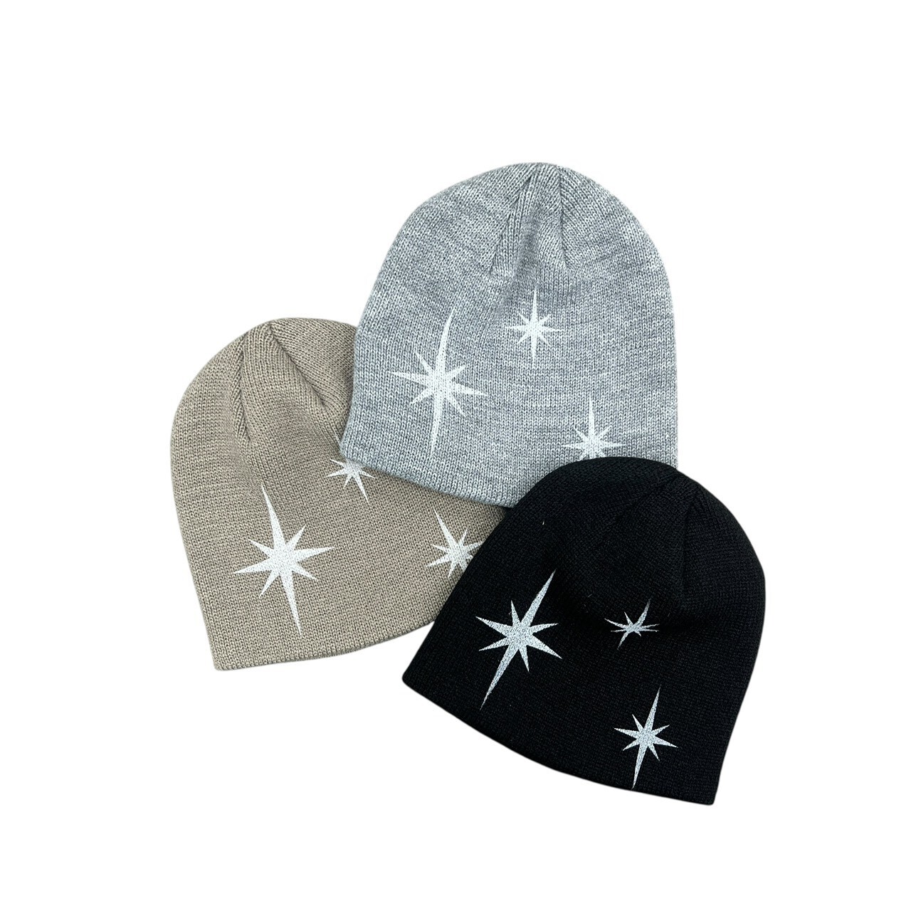 《K》韓國選貨-星光閃爍針織冷帽