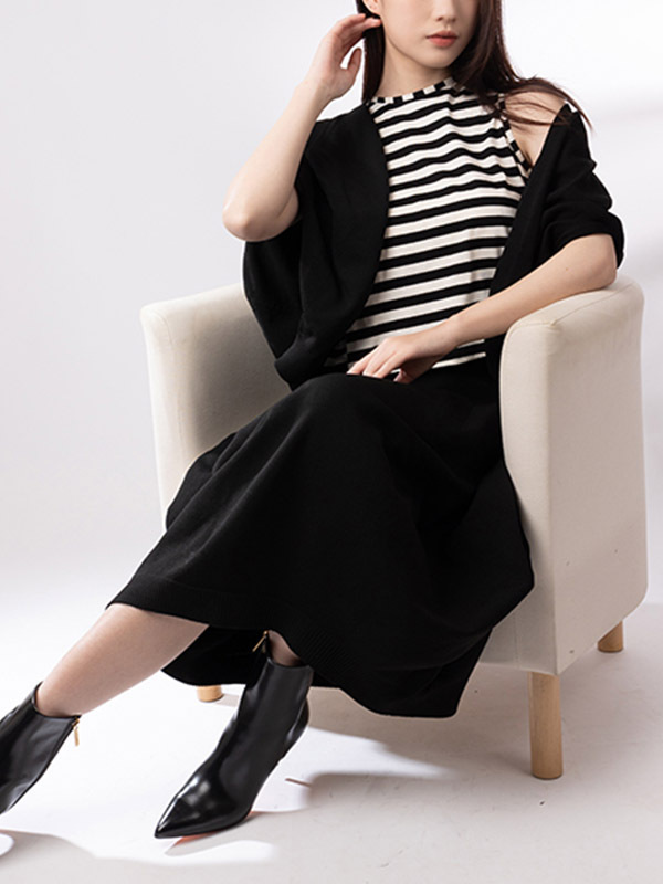 LIVIANA CONTI  造型罩衫 (黑)