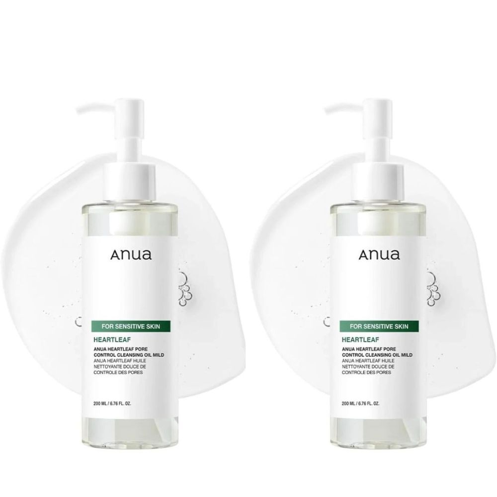 2x Anua 溫和型魚腥草控黑頭毛孔卸妝油 200ml [平行進口]