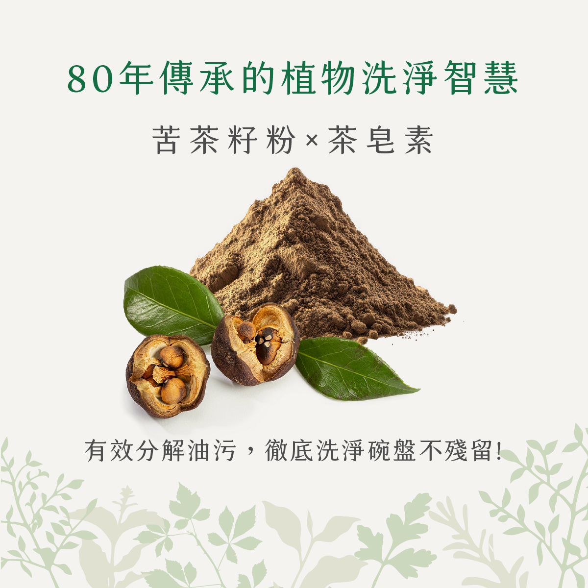 JustHerb香草集】薄荷茶酚洗碗精580ML 添加精油弱酸性配方溫和呵護不傷手