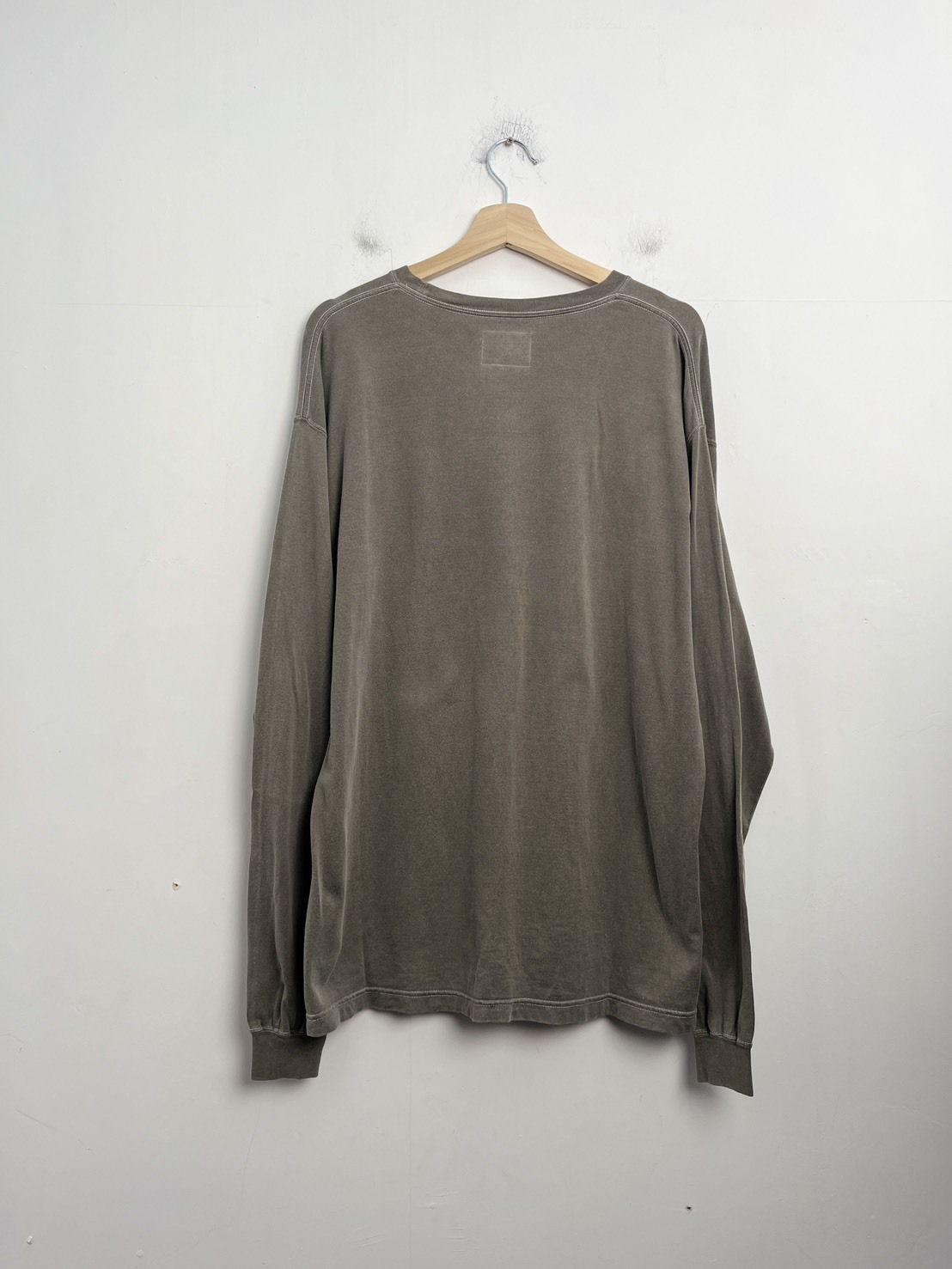 WTAPS 21SS 211ATDT-CSM07 HOME BASE L/S COTTON OLIVE SIZE 2