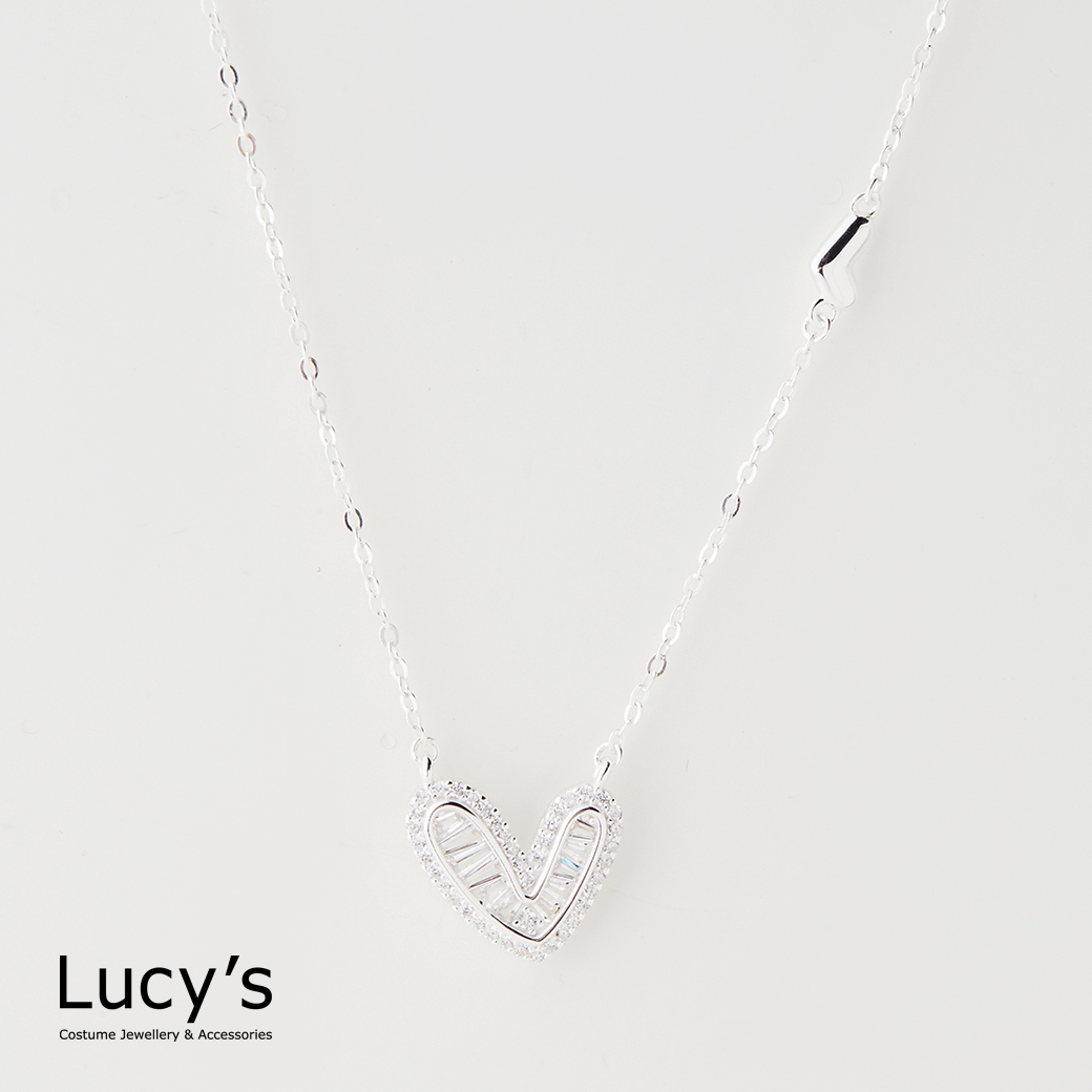 925純銀 愛戀光序 項鍊 (127985)