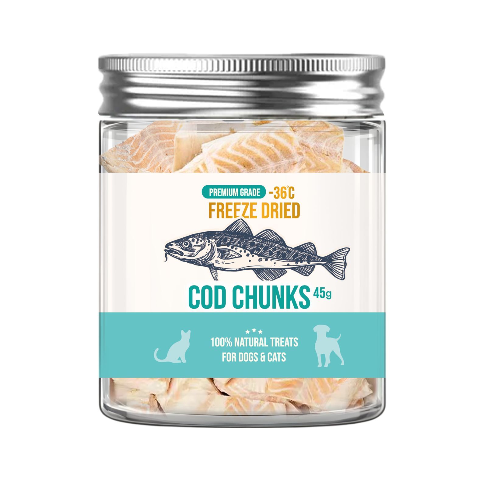 D&C | 凍乾鱈魚塊45g(DC-5108)