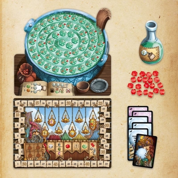 郎中闖江湖 大盒版 THE QUACKS OF QUEDLINBURG MEGABOX 繁體中文版 高雄龐奇桌遊