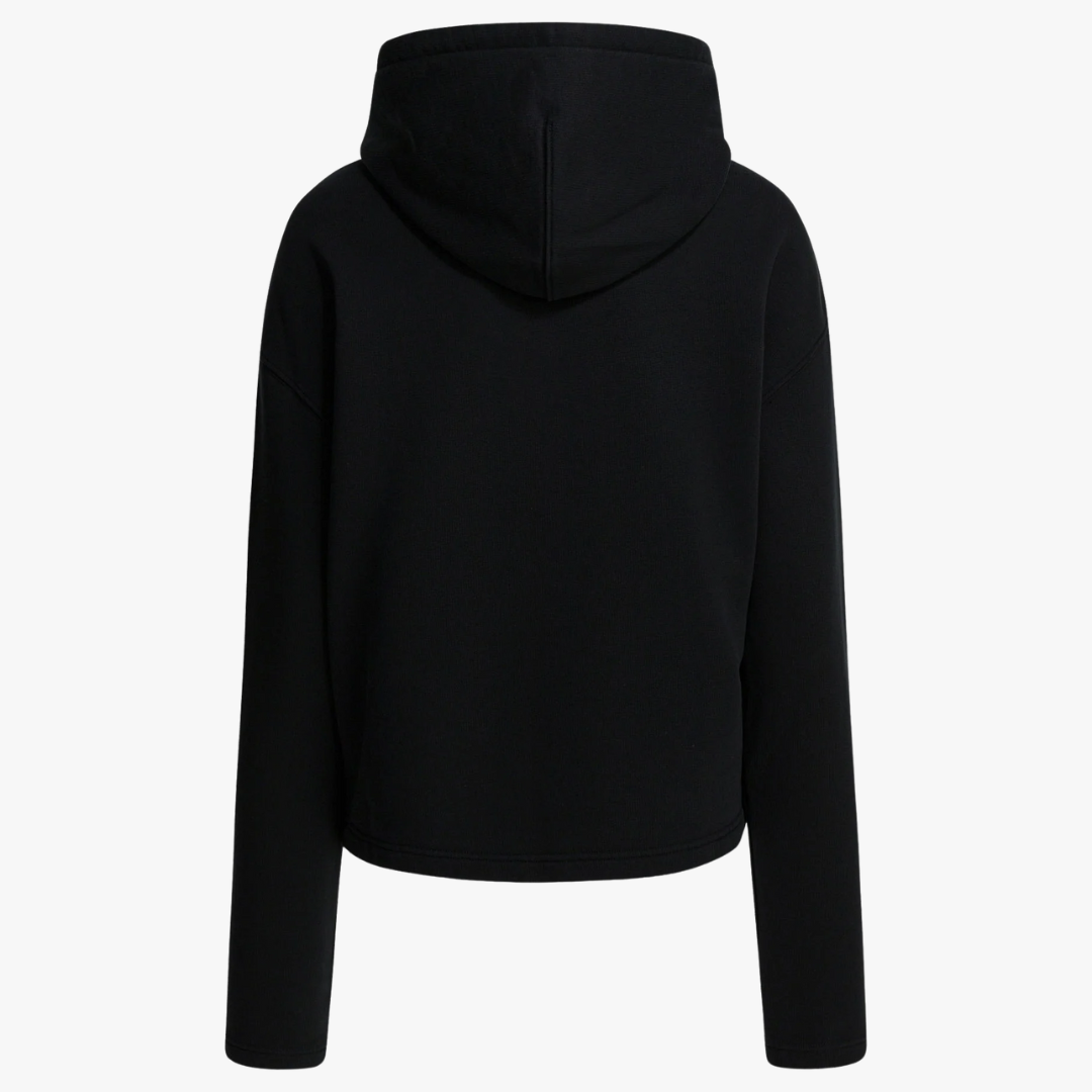 1FF0101-206 [AMI PARIS] Ami Paris Ami De C Ur Cropped Hoodie Black (SS26) #FSW767730045 (C-EU-E)