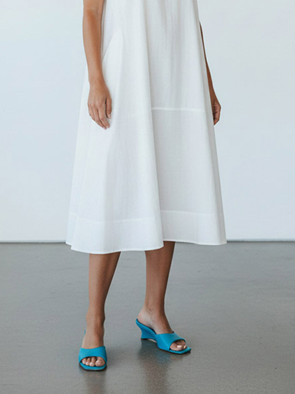 LIVIANA CONTI 楔形跟涼鞋