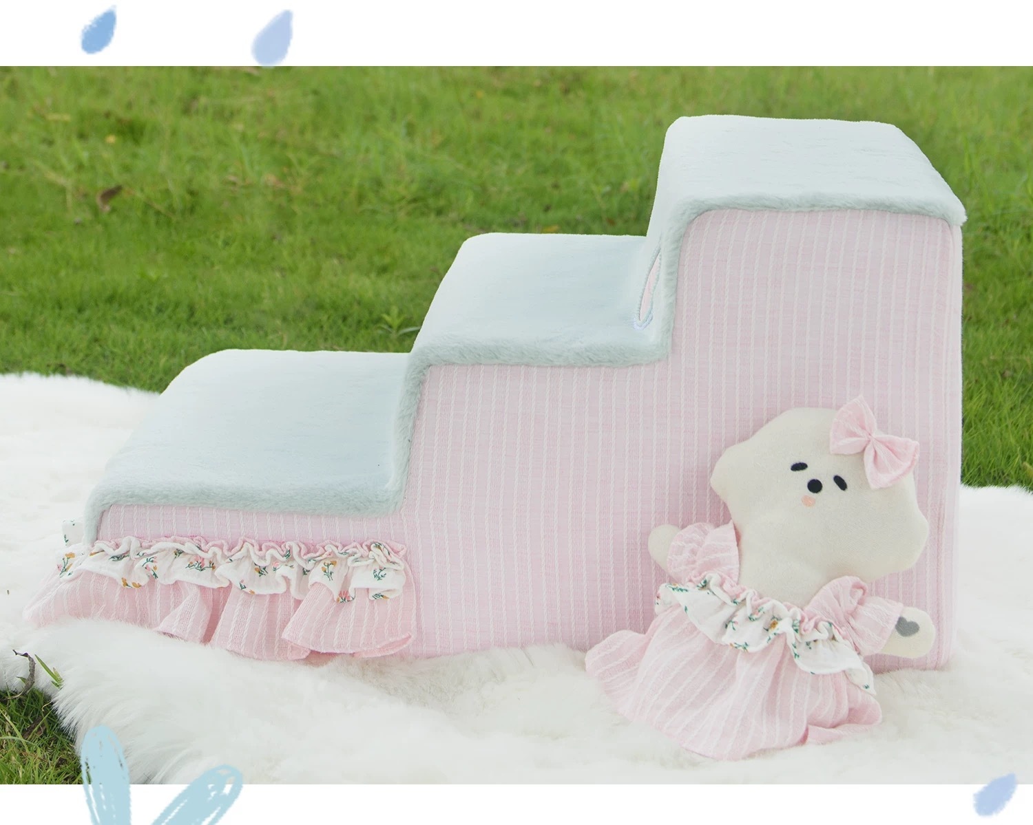 PETMAN 浪漫满屋系列 宠物楼梯 床边梯