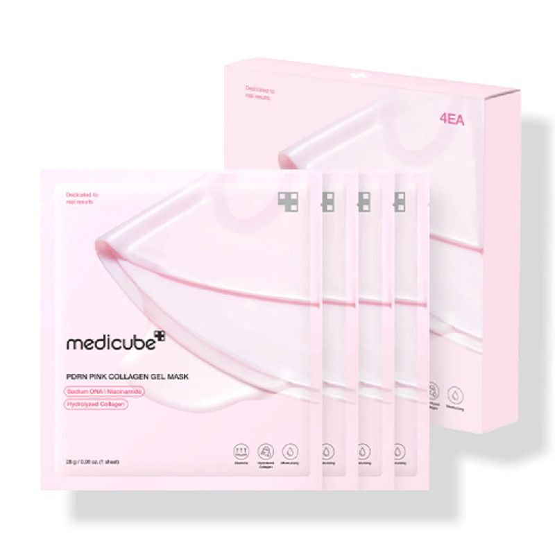 medicube PDRN  Pink Collagen Gel Mask 4pcs