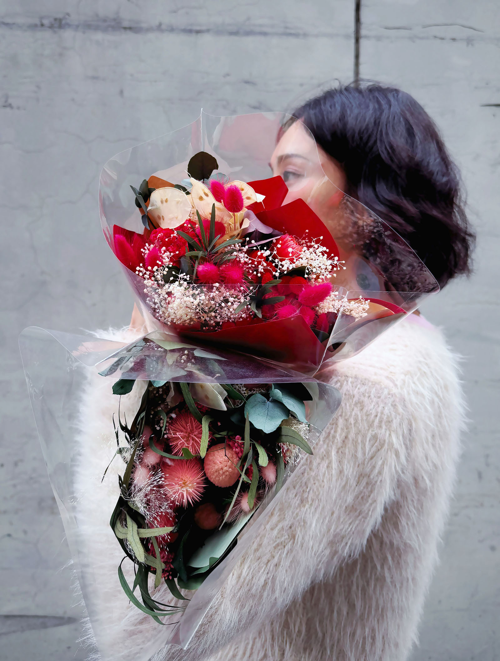 義大利乾燥春天花束（多色）