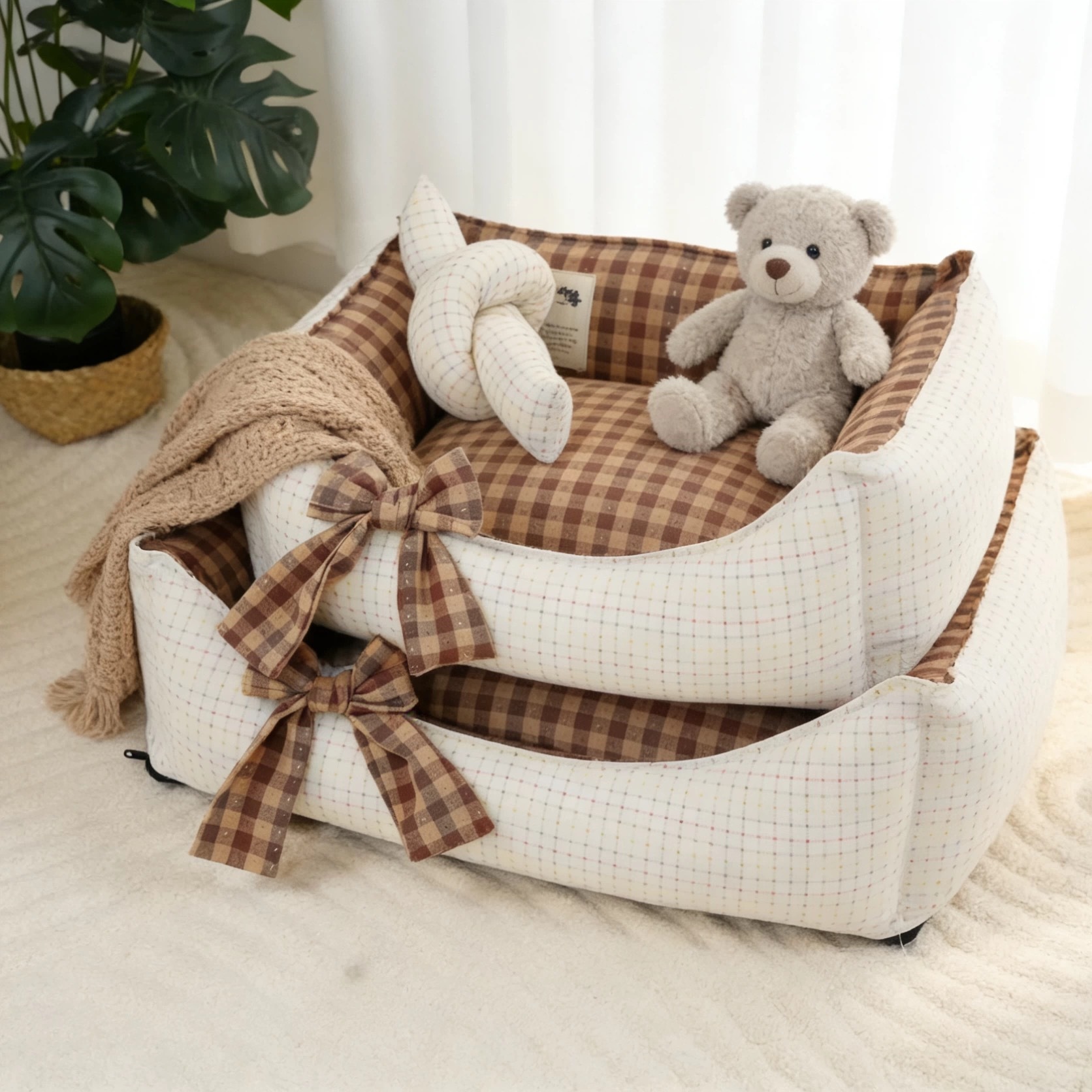 哼唧兽 宠物窝 可拆洗 附送小玩具