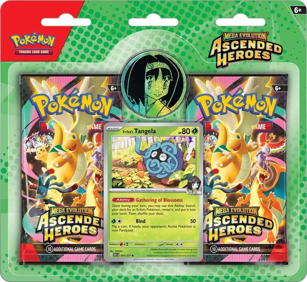【美版】Pokemon Trading Card Game - Mega Evolution—Ascended Heroes Collection—Erika/Larry