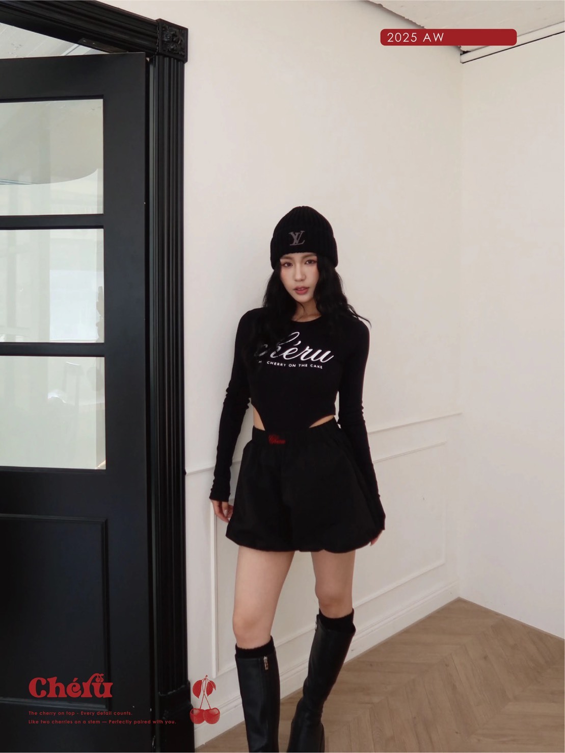 Cheru高衩連體衣