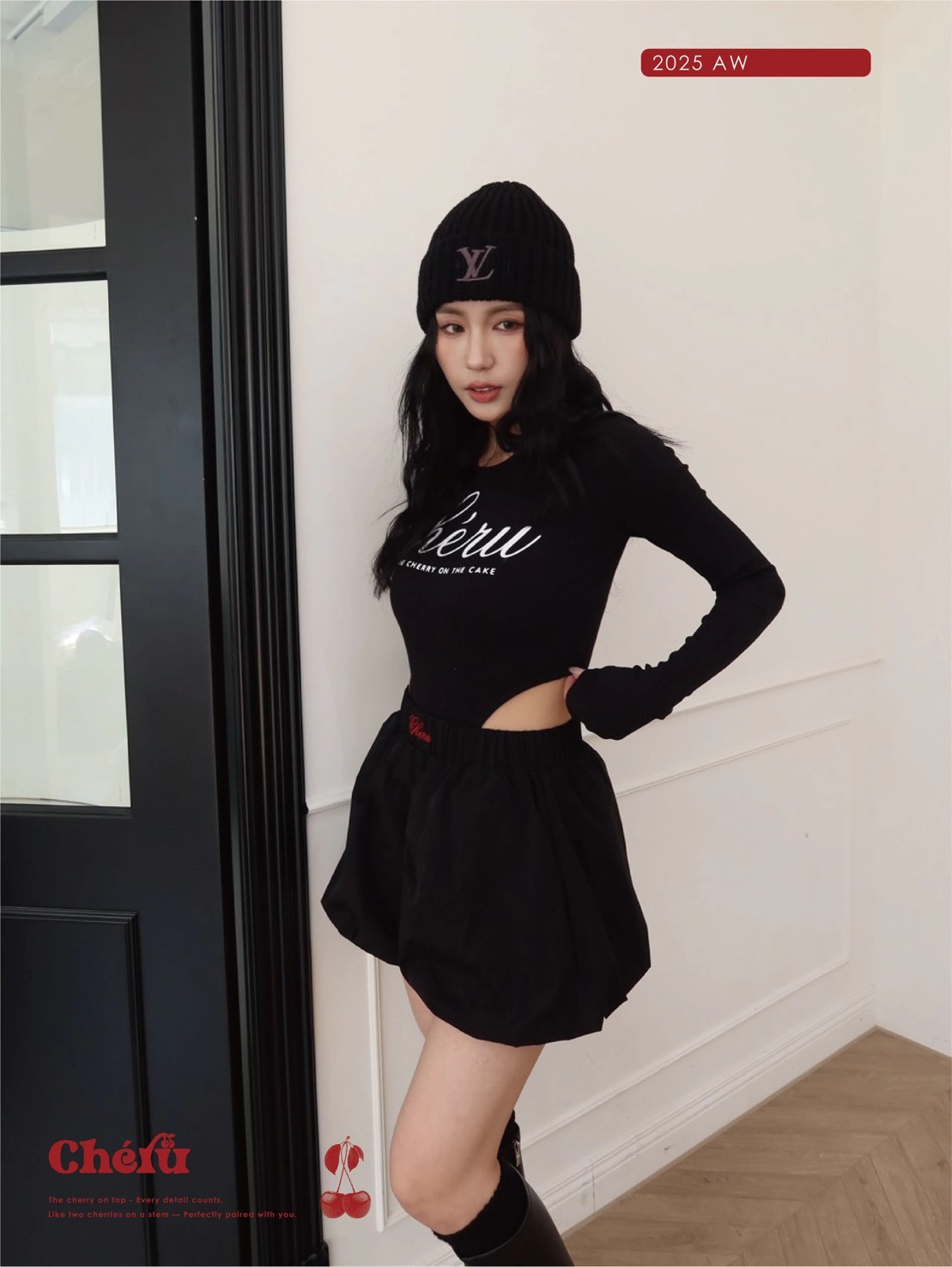 Cheru高衩連體衣