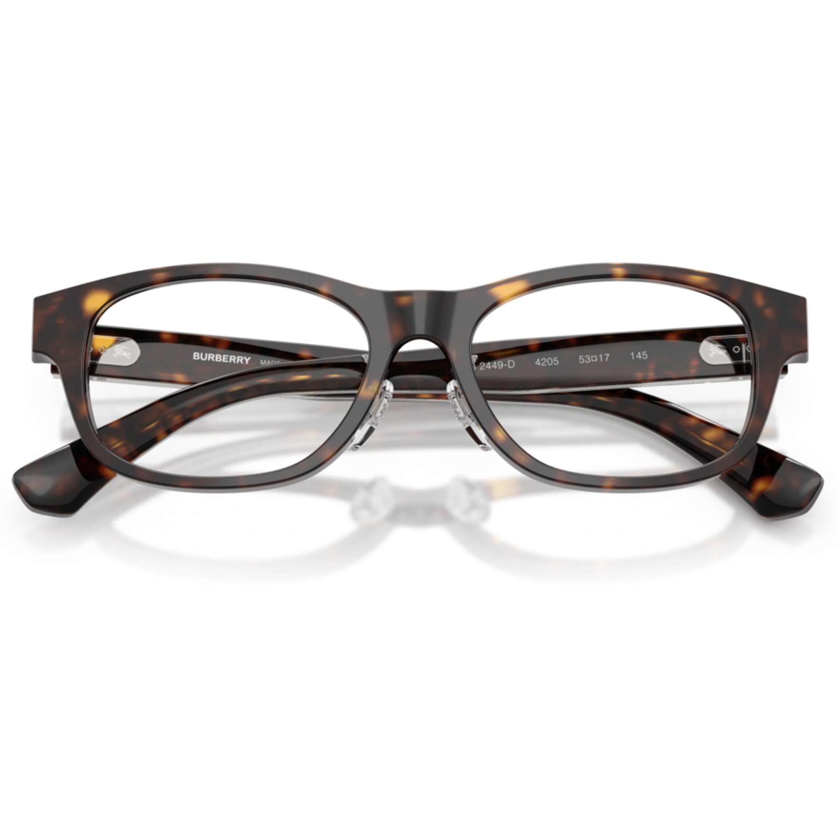 【BURBERRY】B2449D 4205-53mm 方框光學眼鏡♣(琥珀)