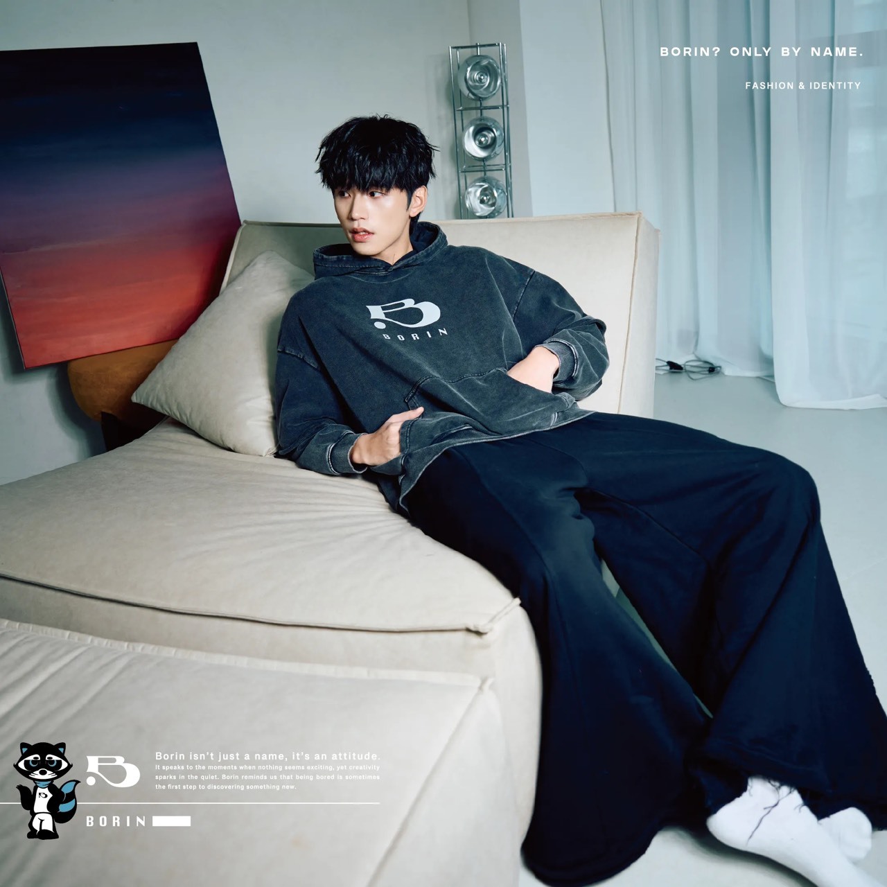 BORIN “RURU” Washed Hoodie / RURU水洗帽T