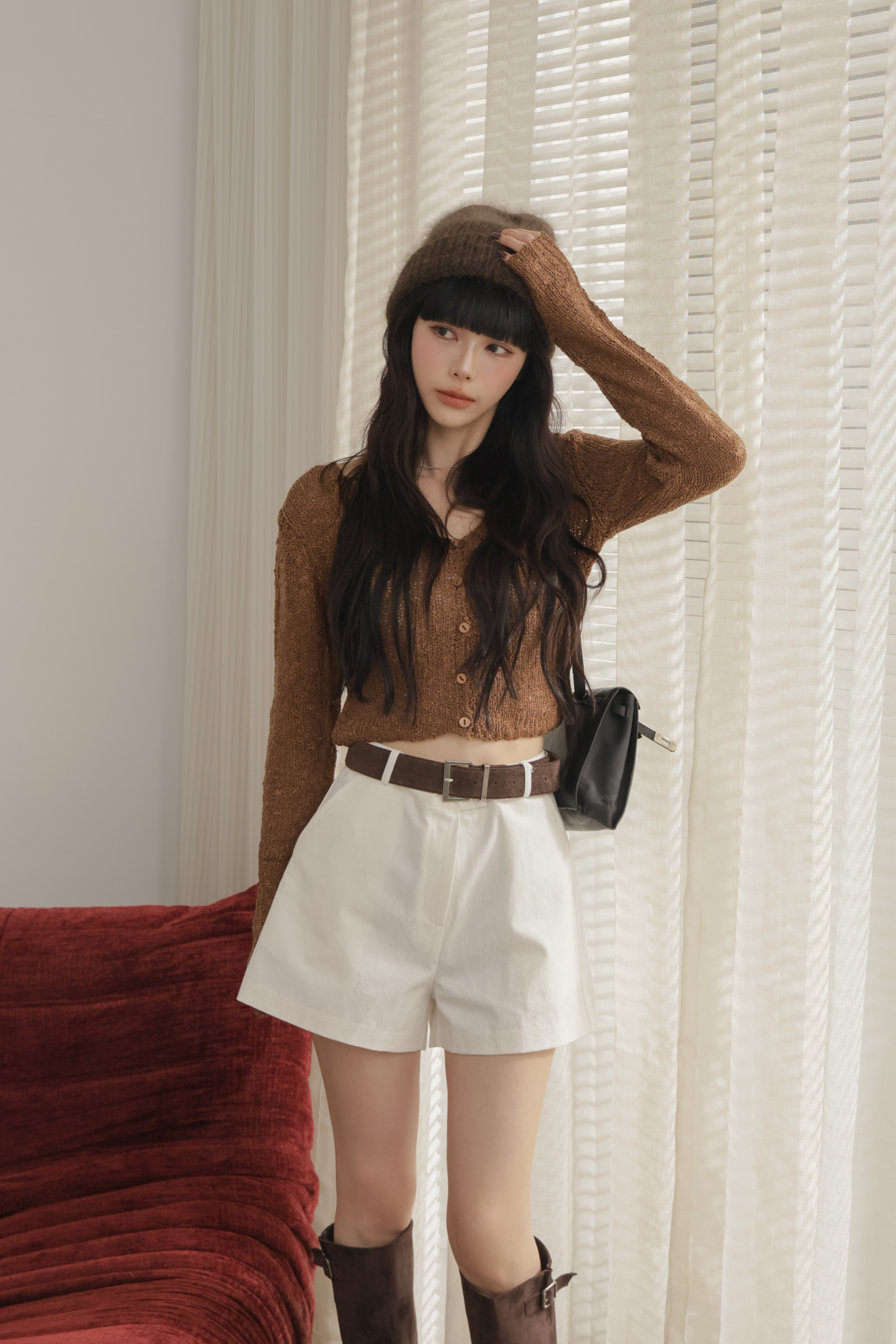 (現貨) 獨家自訂勾織短版外套 K02