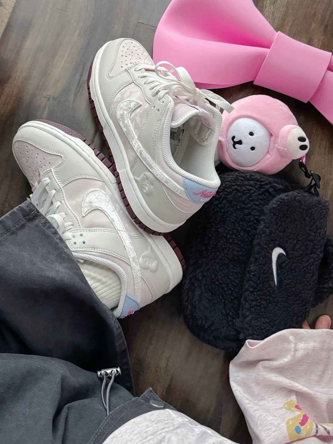 NIKE DUNK LOW 2026情人節限定 奶油粉天鵝絨