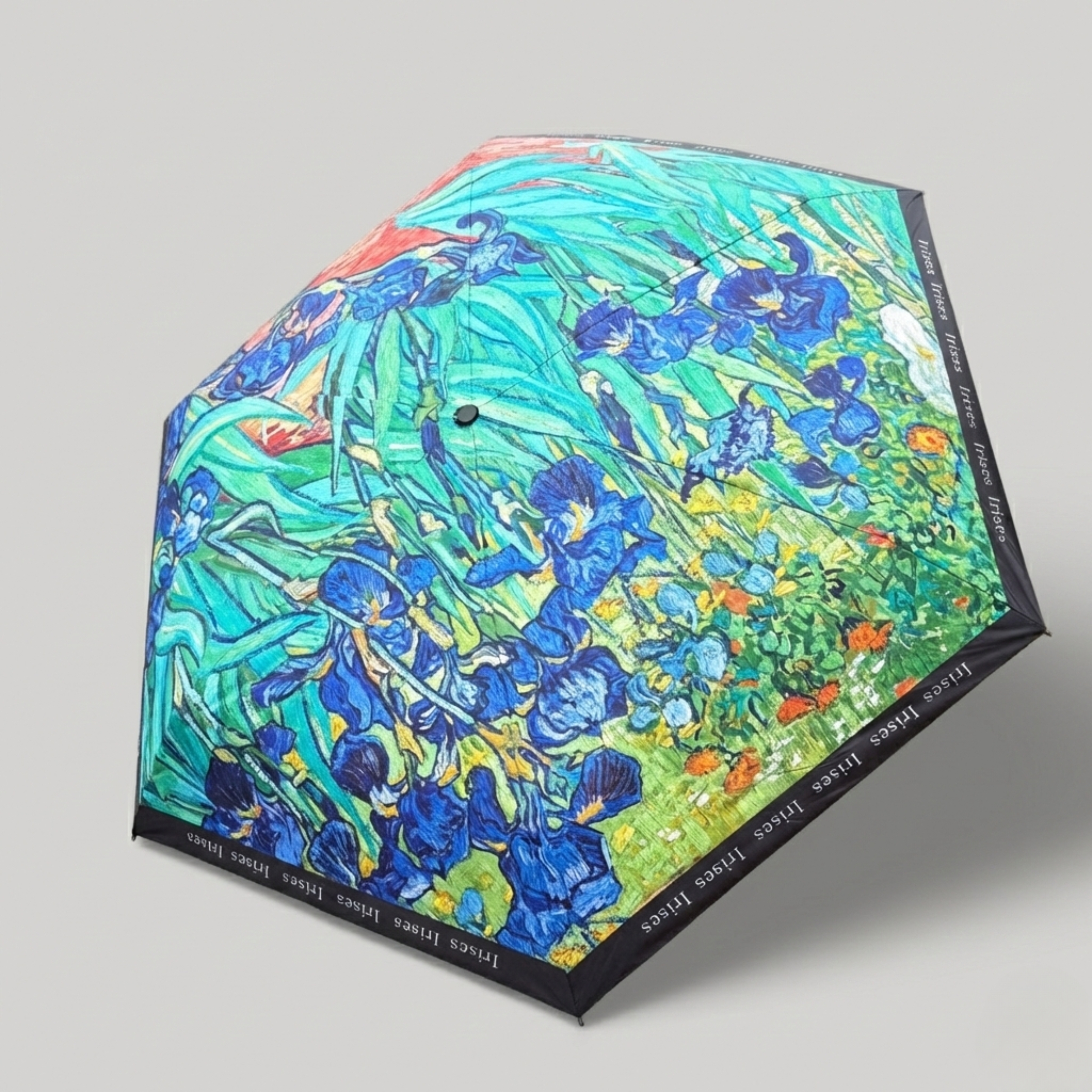 印象派極輕碳纖羽毛傘｜梵谷《鳶尾花》