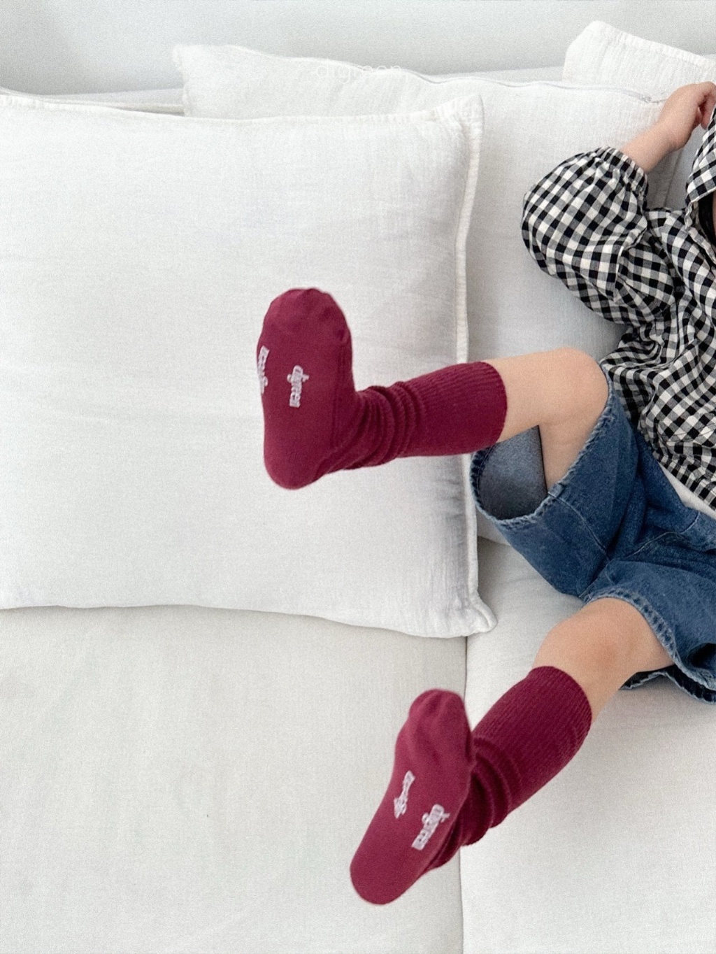 正韓春Digreenkids 素色防滑長襪組