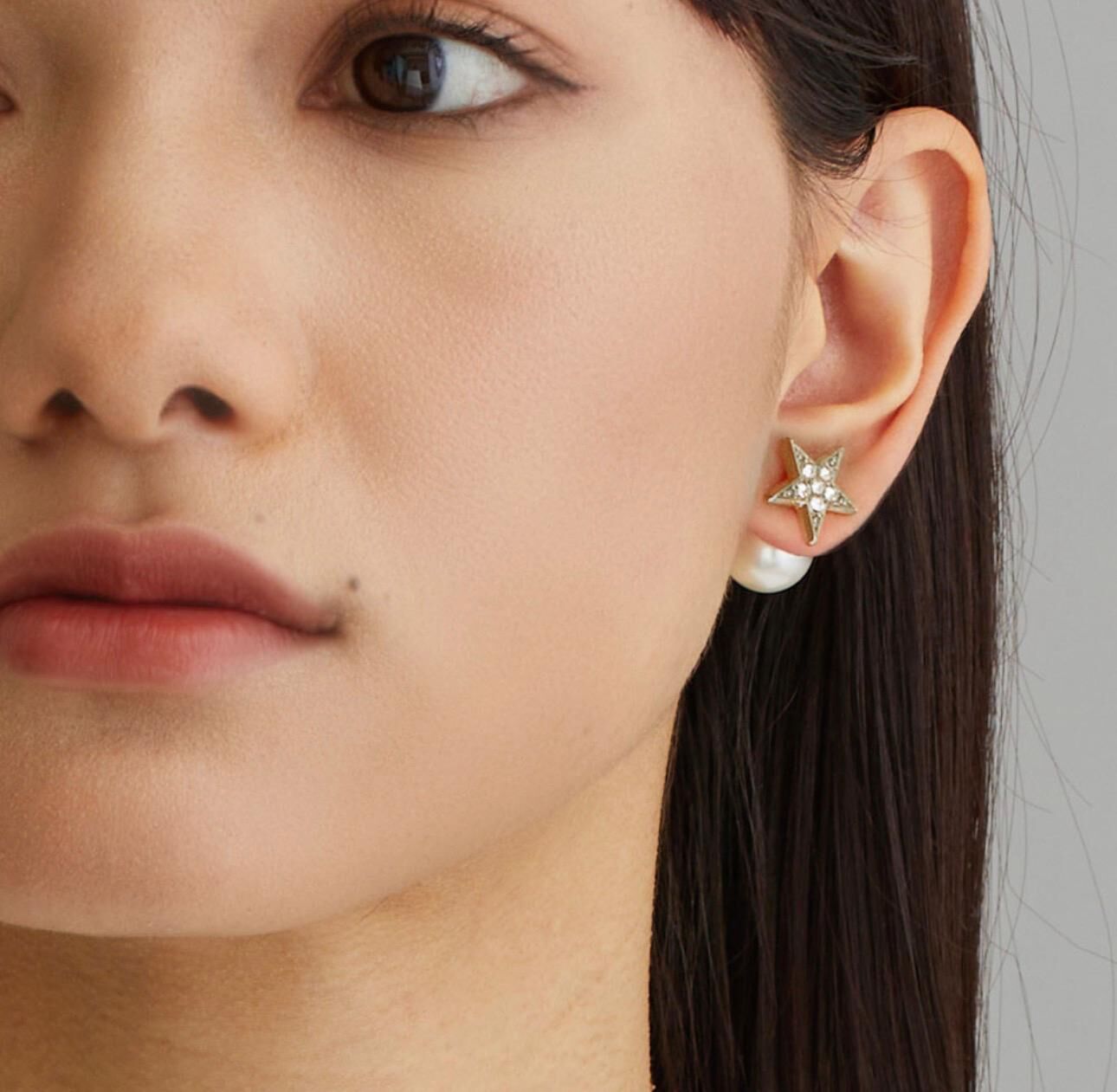 【預購】JN012706 Melody Accessory 璀璨星辰珍珠耳環