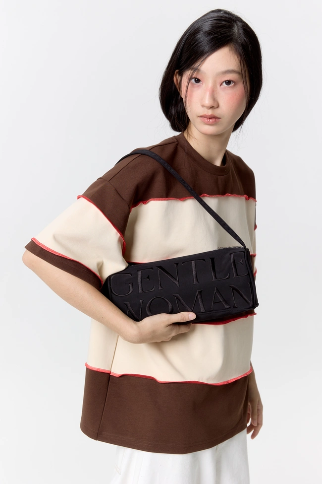 Gentle Woman Petit Round Shoulder Bag(Black)