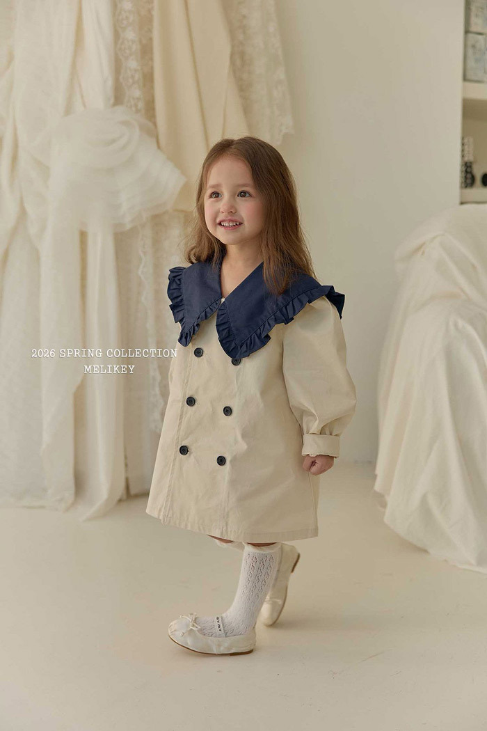 正韓春Melikey 花邊學院感洋裝