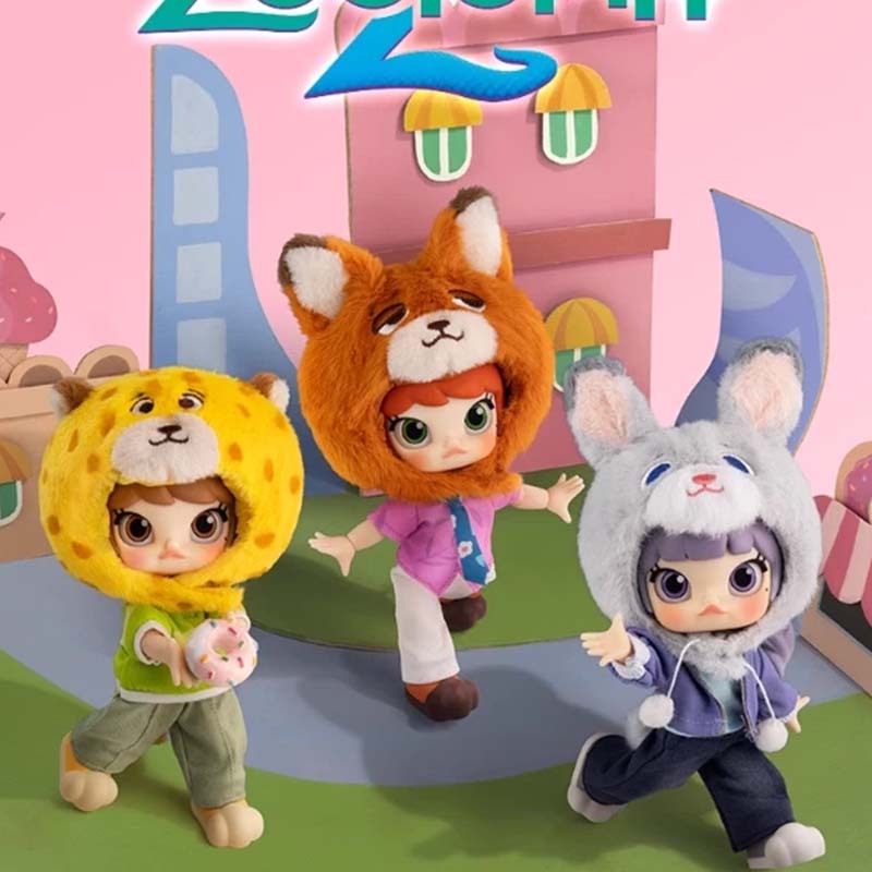 【盲盒】Pop Mart動物方城市 1/12 可動人偶 泡泡瑪特 POMT-49 [台灣現貨]