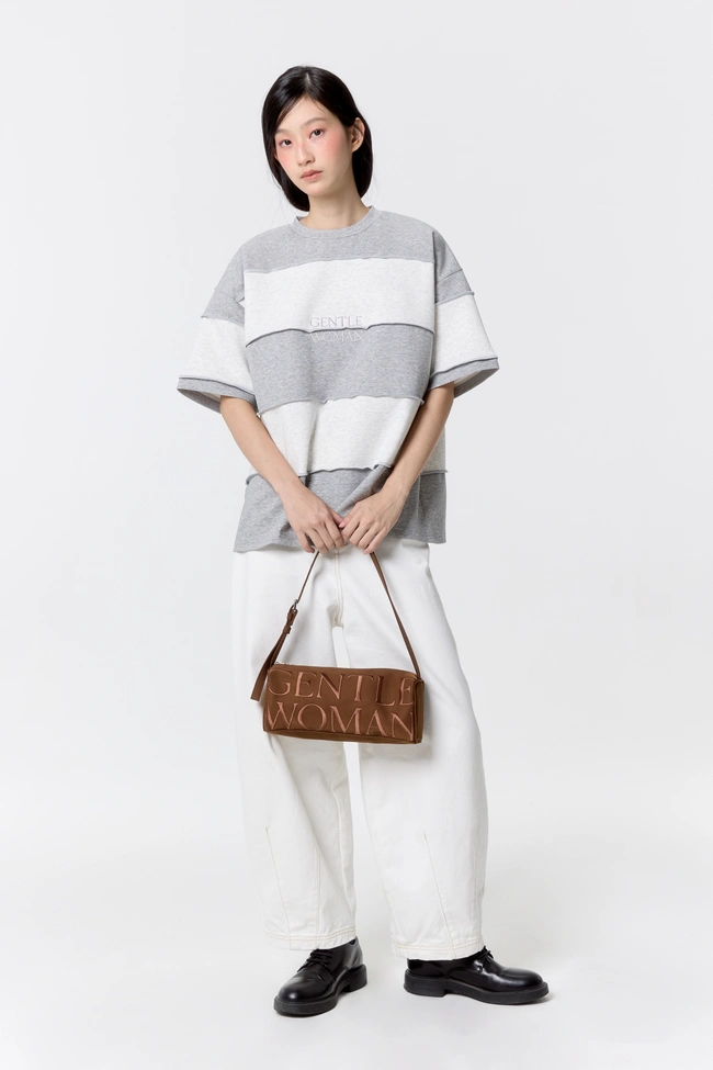 Gentle Woman Petit Round Shoulder Bag (Brown)