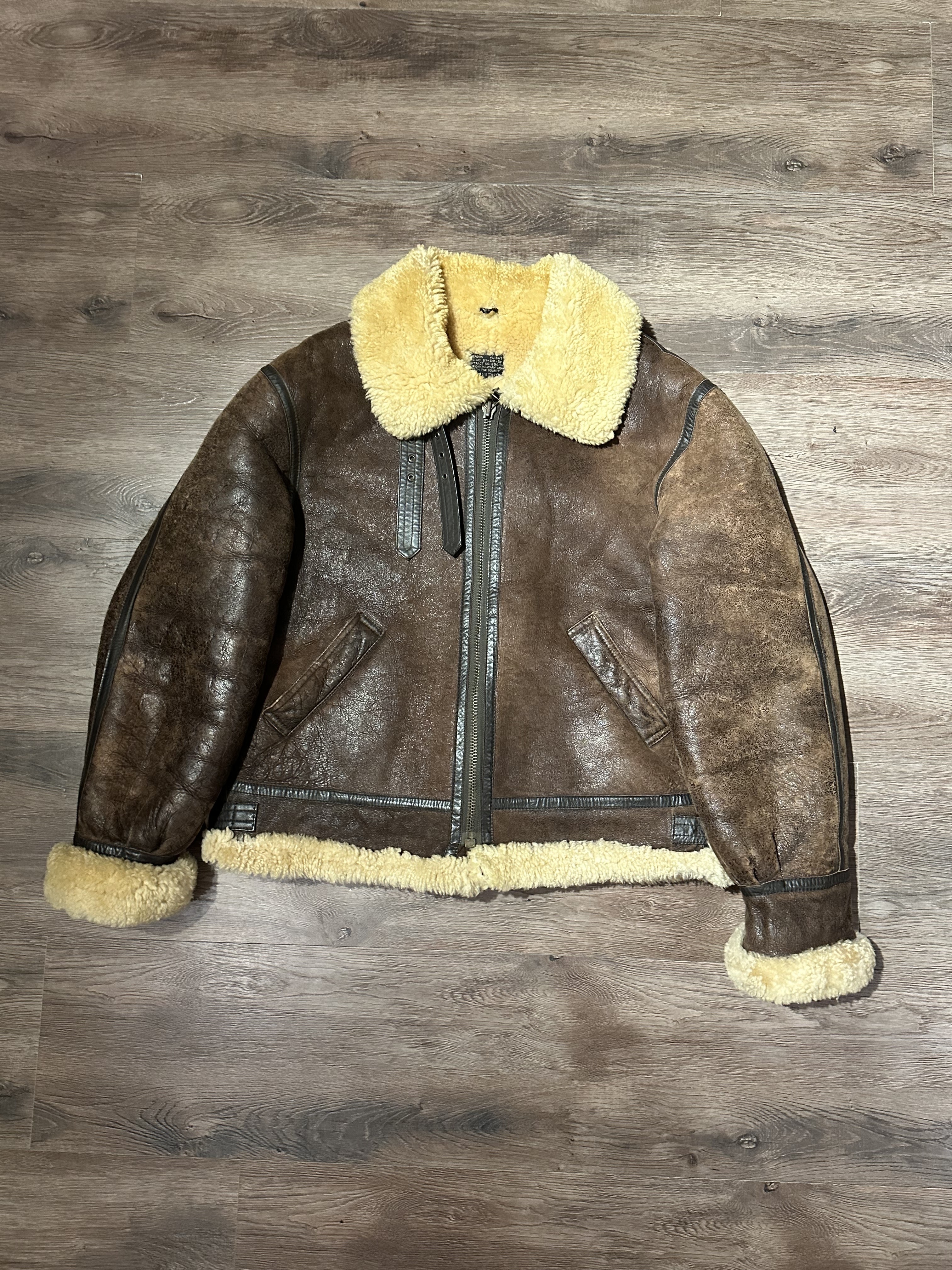 90’s FEDELESS B-3 Leather Jacket