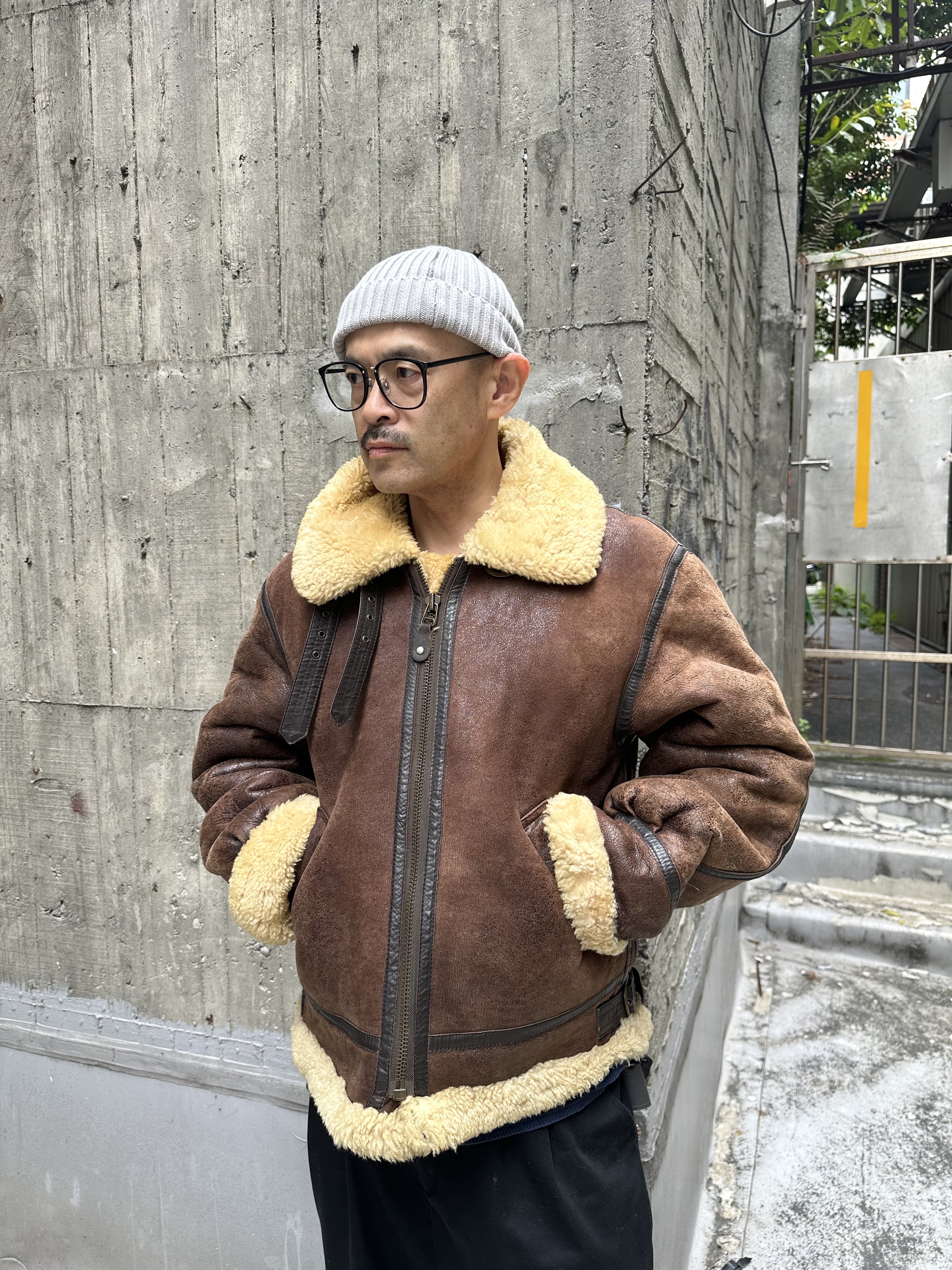 90’s FEDELESS B-3 Leather Jacket