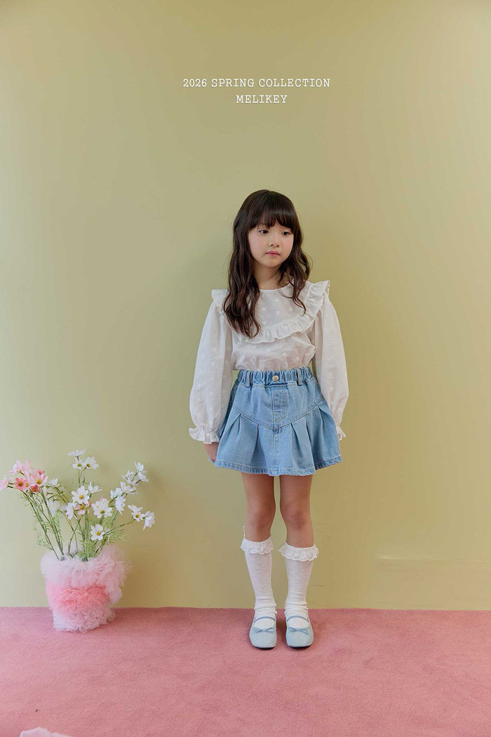 正韓春Melikey 牛仔A字裙