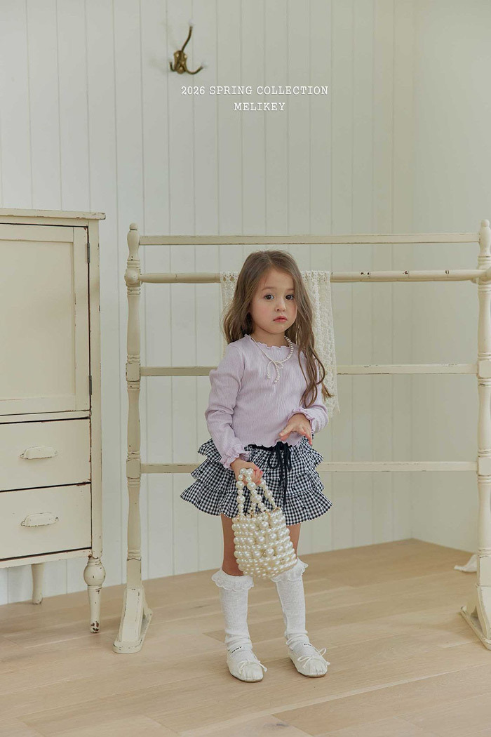 正韓春Melikey 兩色格子蛋糕裙